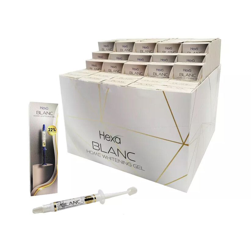 Dental Whitening Carbamide 22%/16% Peroxide Blanc Take-Home 50-Syrng/Pk 3gm each