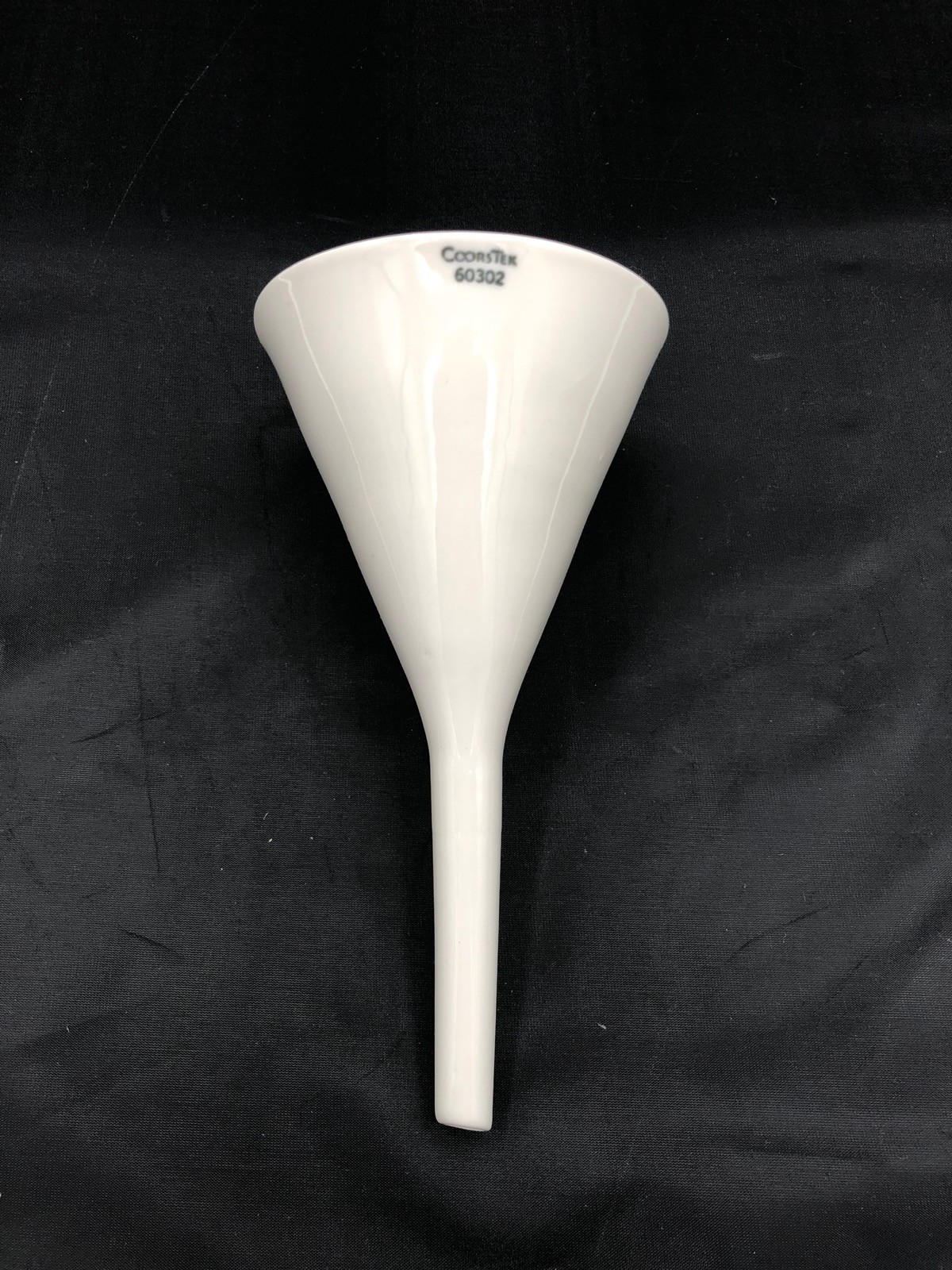 COORSTEK Porcelain 179mm L 92mm ⌀ 130 mL Hirsch Vacuum Filter Funnel 60302