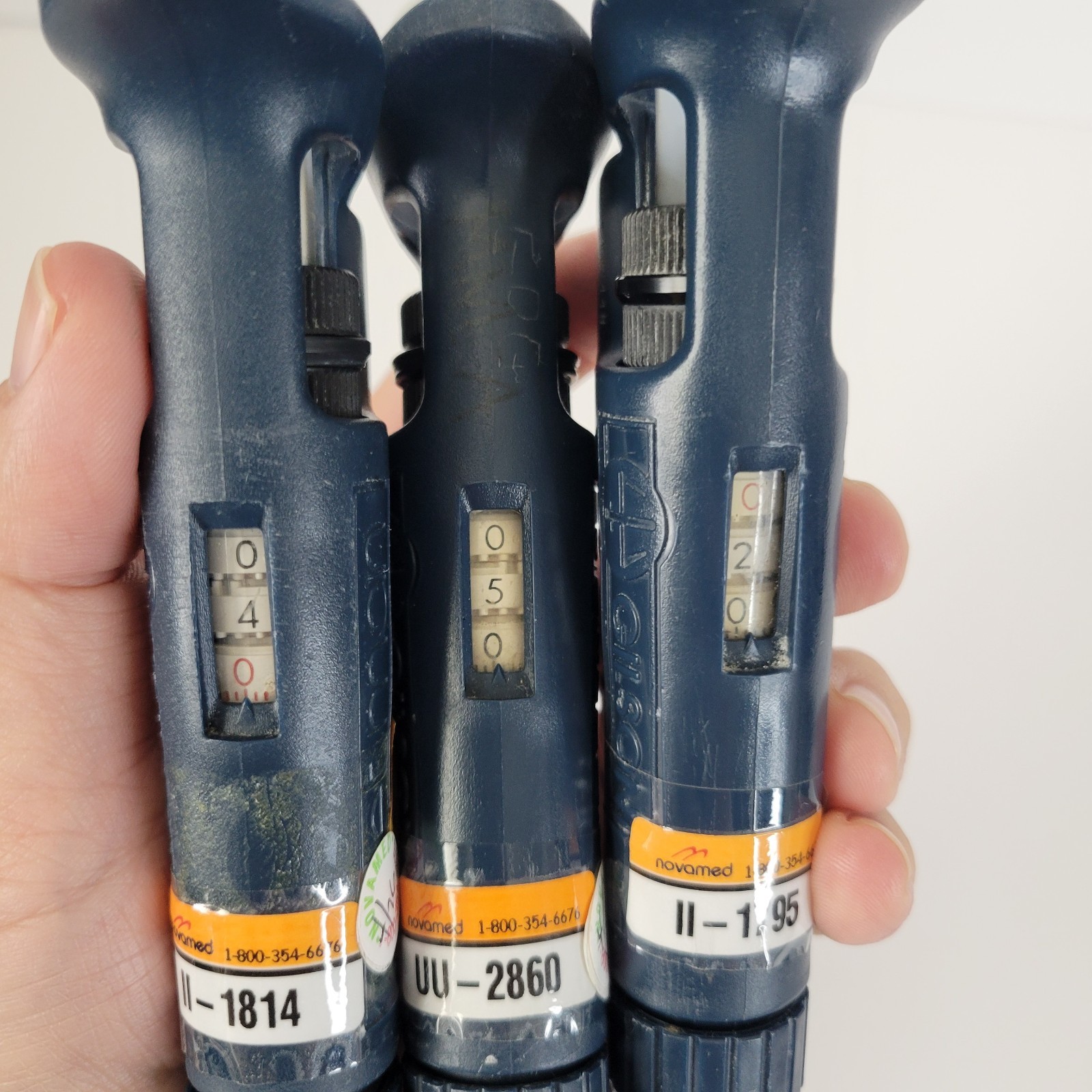 Gilson Pipetman Pipettes Set of 3 (P20, P200, P1000 µL) – Calibrated April 2026