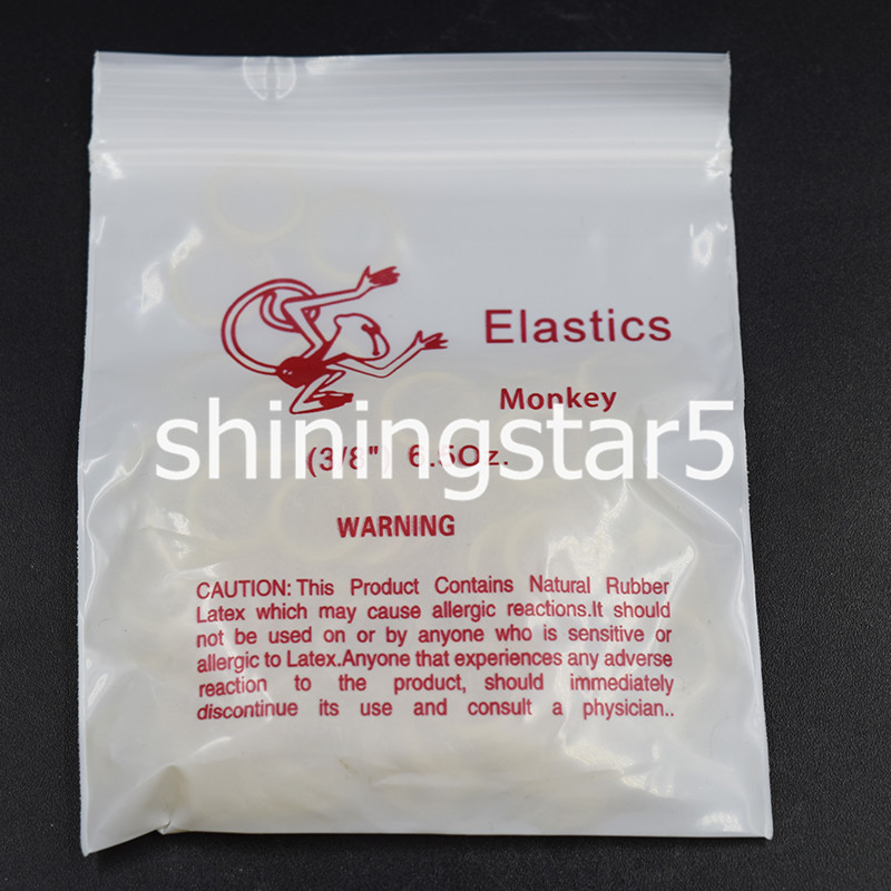CLEAR X-HEAVY 6.5 OZ ORTHODONTIC ELASTIC BRACES DENTAL RUBBER BANDS 1/4 5/16 3/8