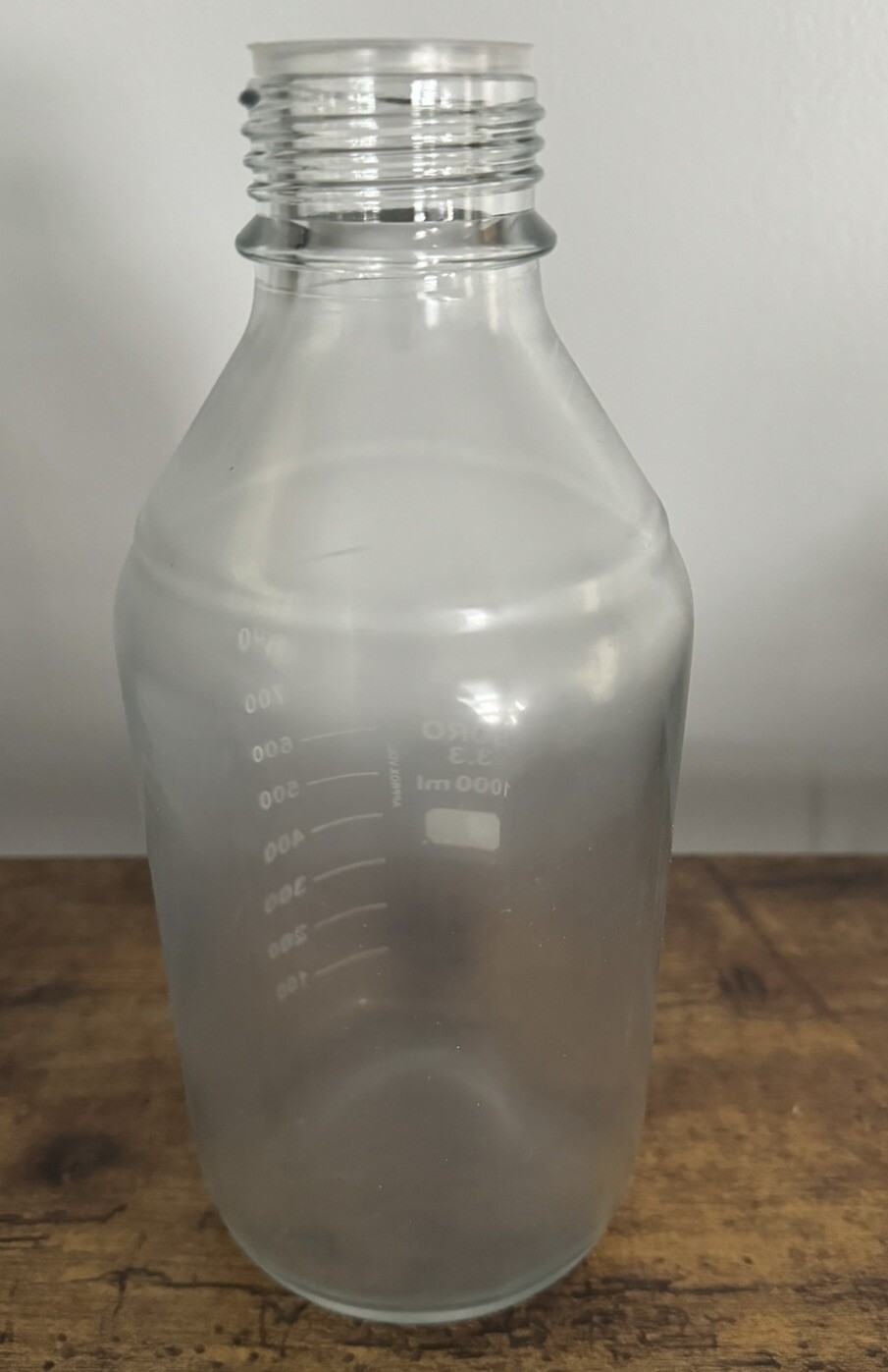 2 Pack Wheaton 1000 mL Media Storage Bottle Plastisol Coated GL45 Autoclave Safe