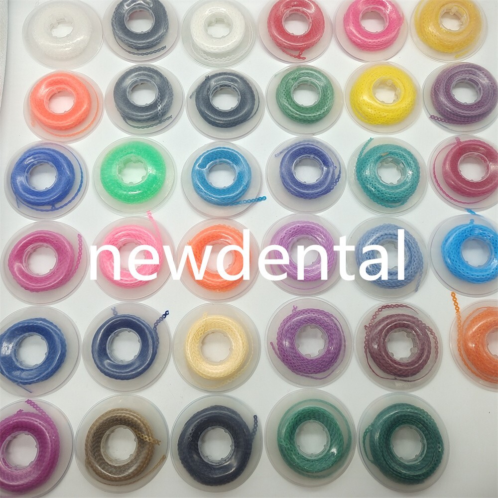 Dental Ortho Elastic Ultra Power Chain Rubber Braces Bands Long/Short/Continuous