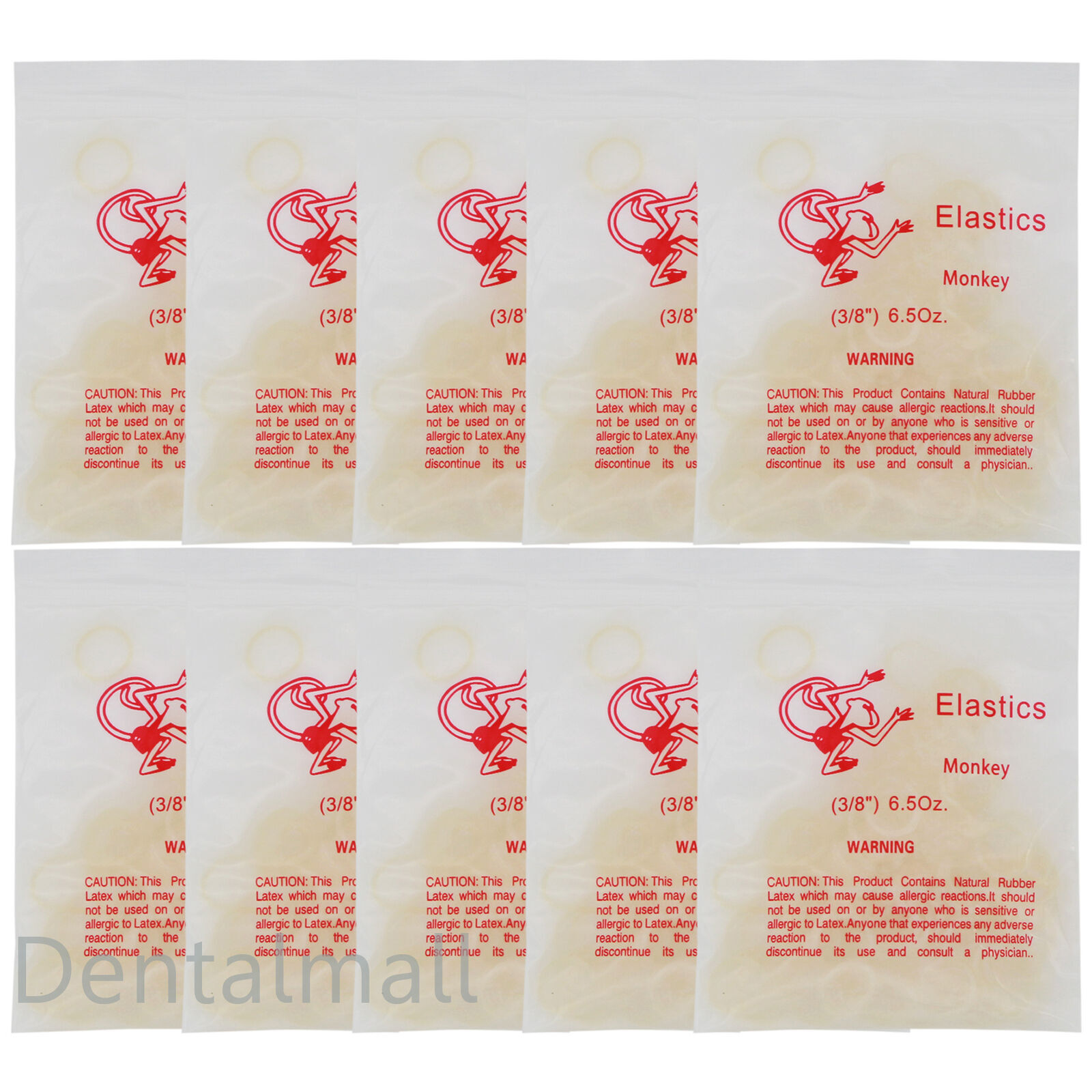 US Dental Orthodontic Rubber Bands Ortho Elastics Latex Brace 3.5 5.0 6.5 OZ