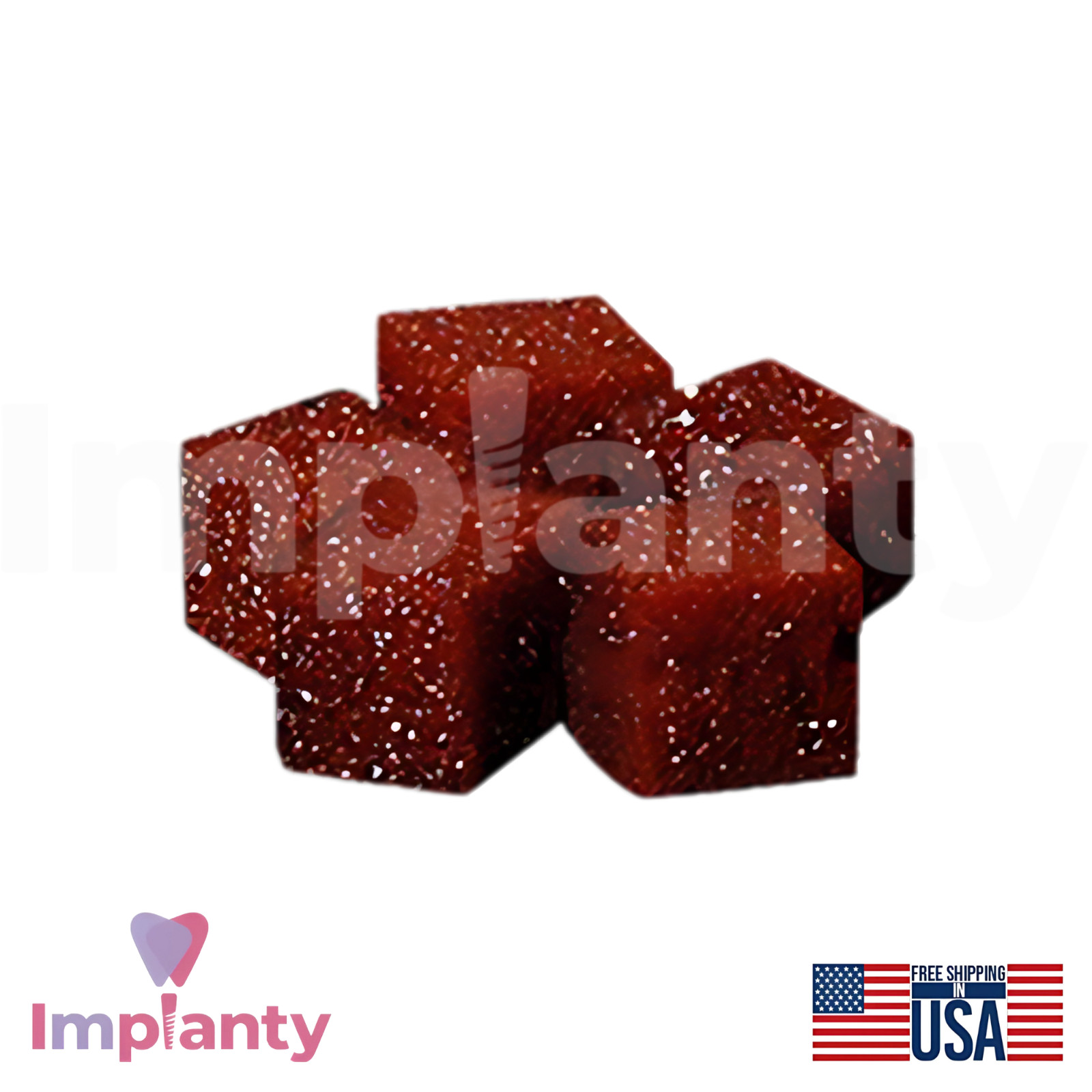 Non-SteriIe GeIatine Hem0static Silver Dental Sponge 50pcs Cubes lodoform-Free