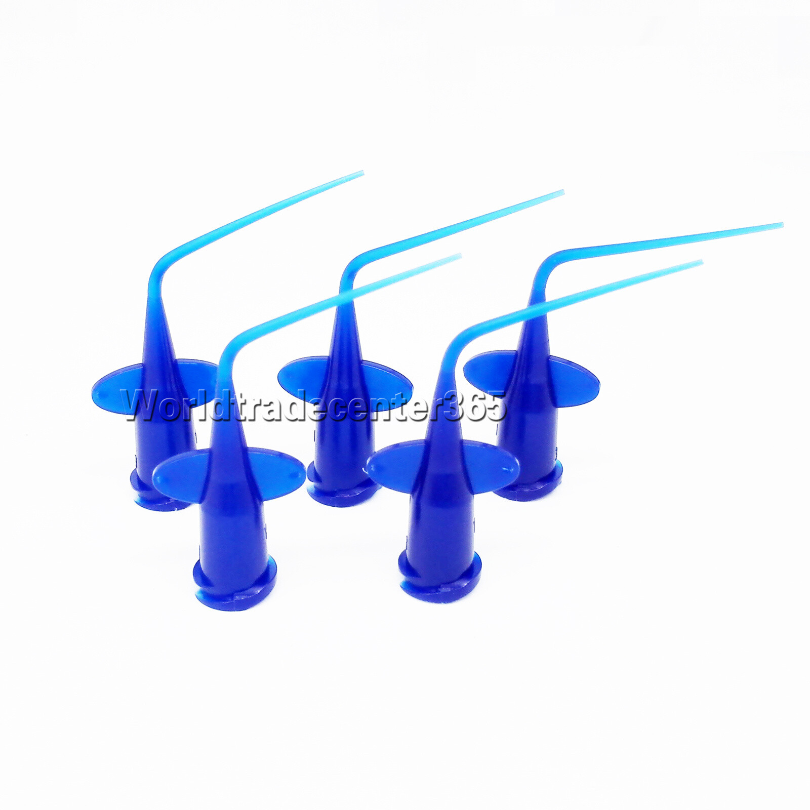 Dental Disposable Syringe Tips Endo Irrigation Flexible Composite Blue Pure