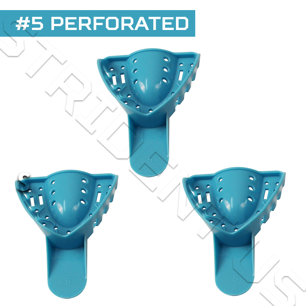 Dental Impression Tray Autoclavable 12 per box Multiple sizes