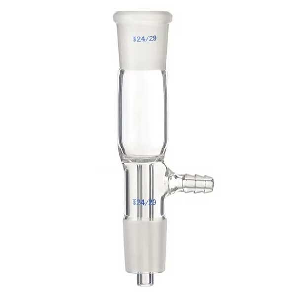 Vacuum Receiver Glass Tube w/ Standard Joints PTFE Piston Laboratory Supplies