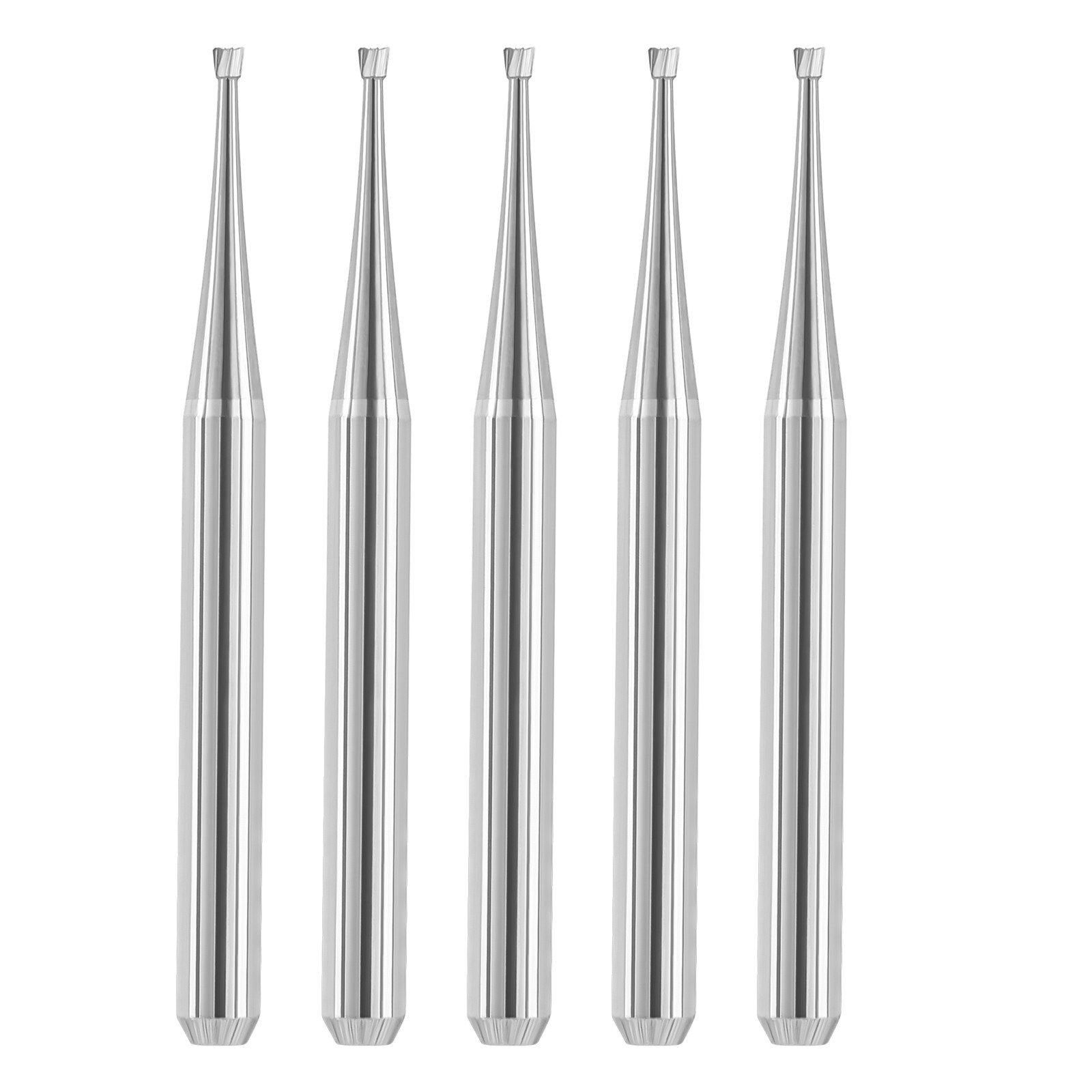 JMU Dental Inverted Cone Carbide Burs 19MM 25MM Friction Grip FG #33 1/2 34 36