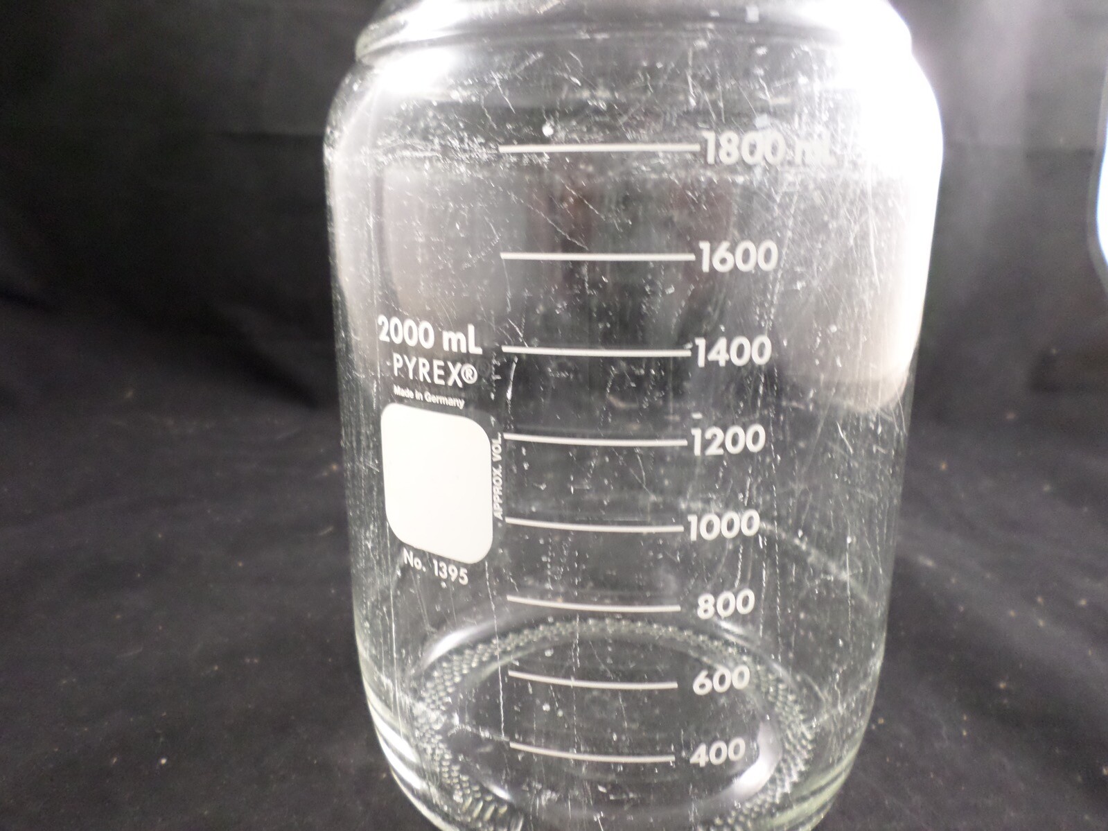 PYREX 2L Graduated Round Media Storage Bottles With GL45 Screw Cap 13952L(10/cs)