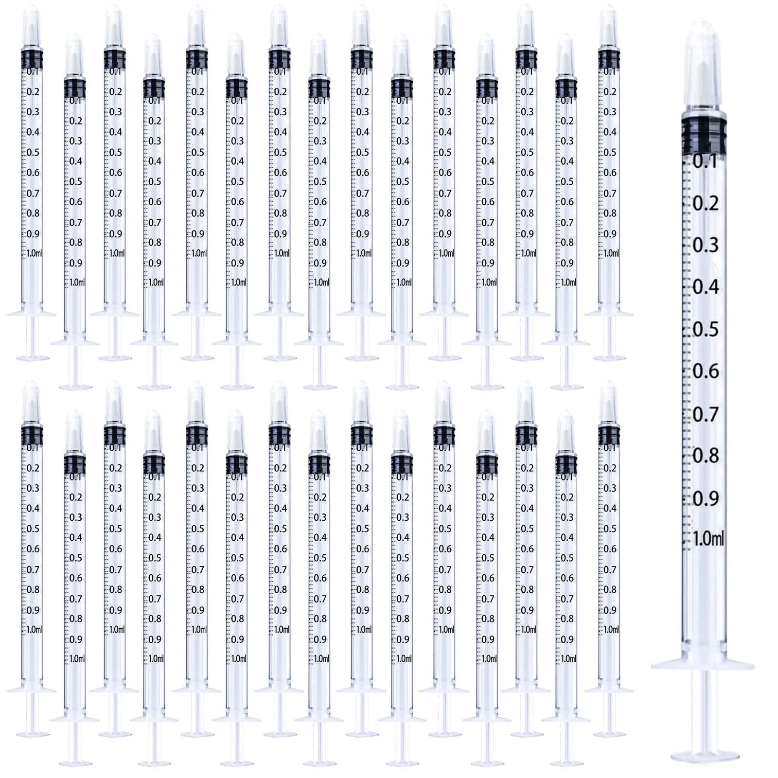 30Pack without Needle No Ring, HPLC Sampler Resistant to Organic Acids Bases …