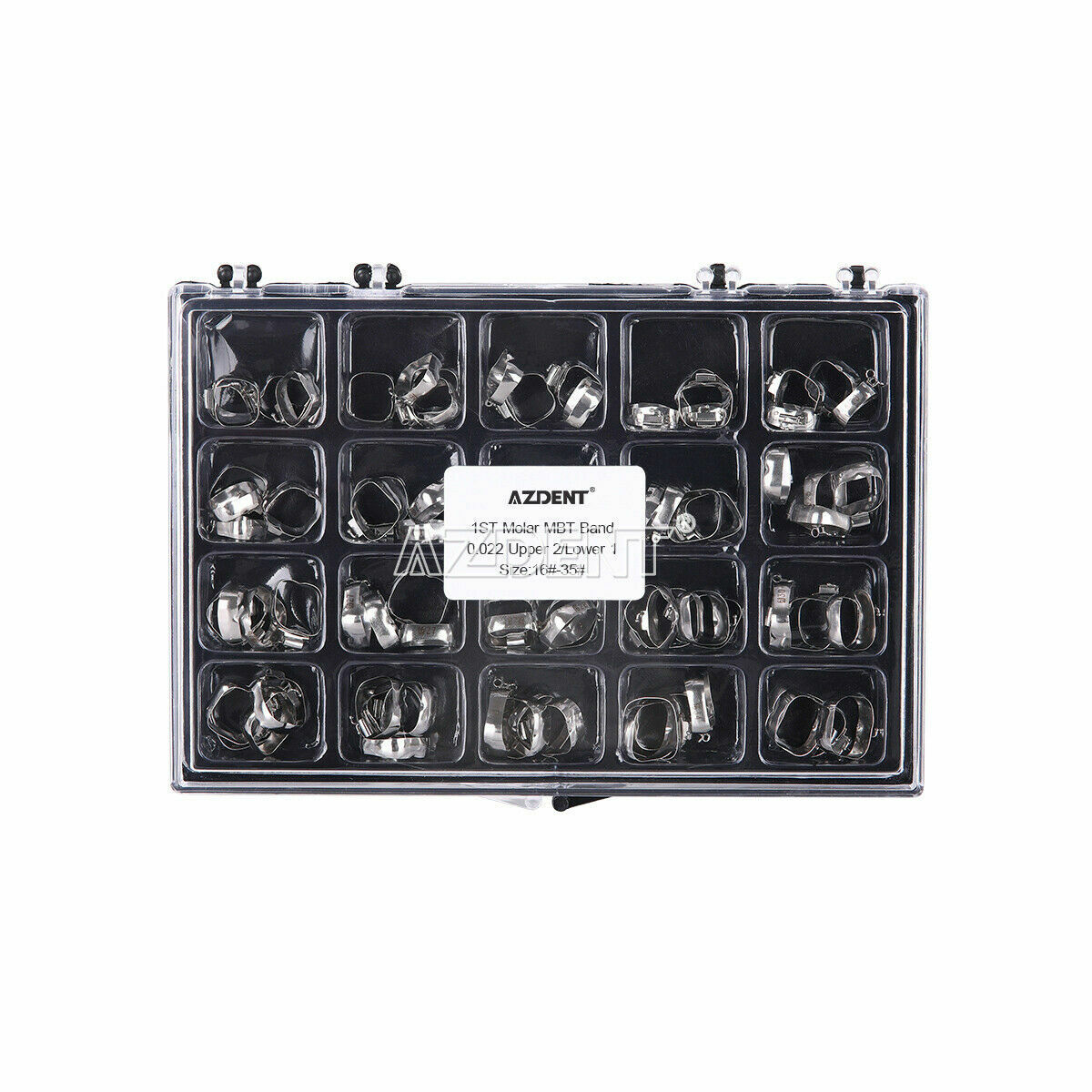 Ortodoncia Dental 1er Molar con Bandas Tubo Bucal Roth 0.022″ 16#-35#/28#-44#
