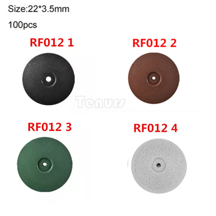 100pcs dental Butterfly shaped rubber wheel Polishing Wheel Dental Lab Silicone
