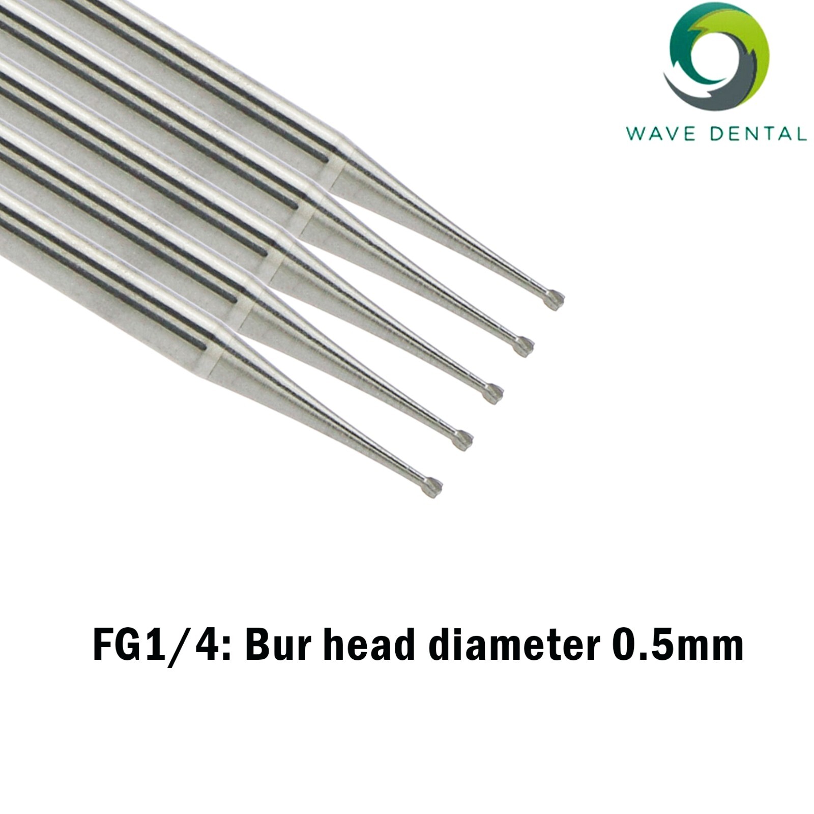 Wave Dental Surgical FG Burs 25mm Carbide Bur Friction Grip Round For High Speed