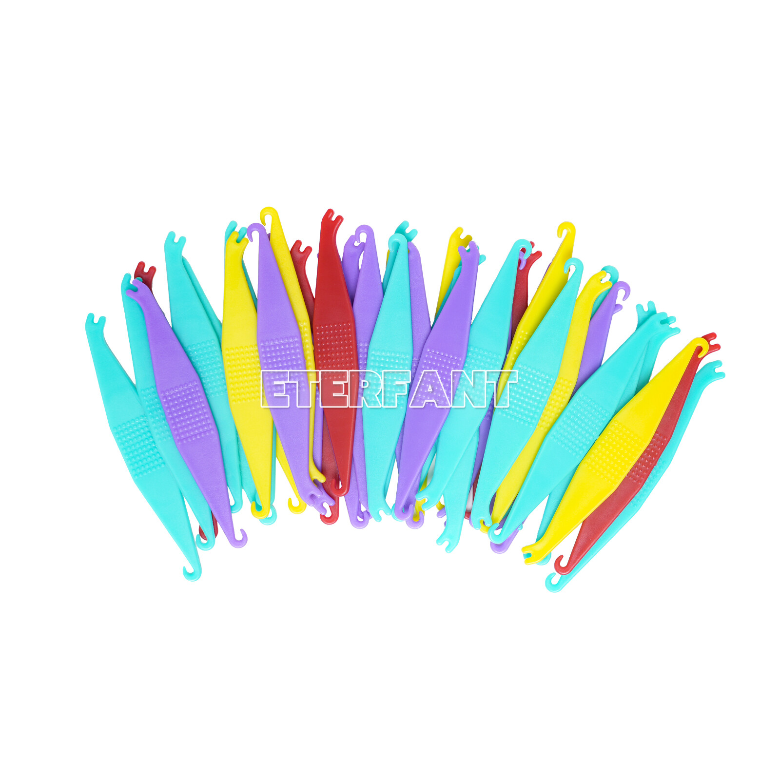 50PCs ETERFANT Dental Orthodontic Elastic Placer Hooks For Braces Rubber Bands