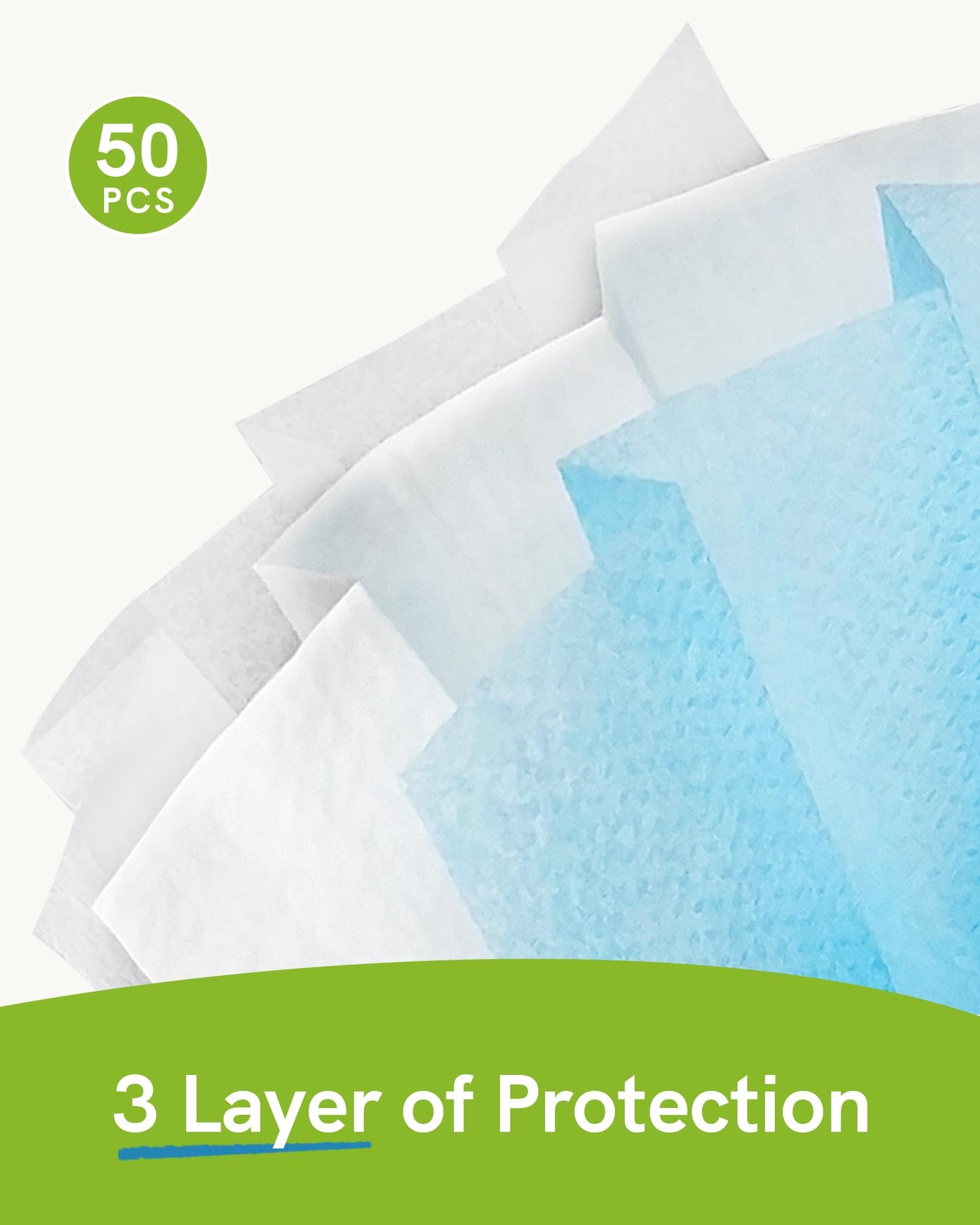 Disposable Masks, 3-Ply ASTM Level 3 , FSA/HSA Eligible, Breathable & Comfort…