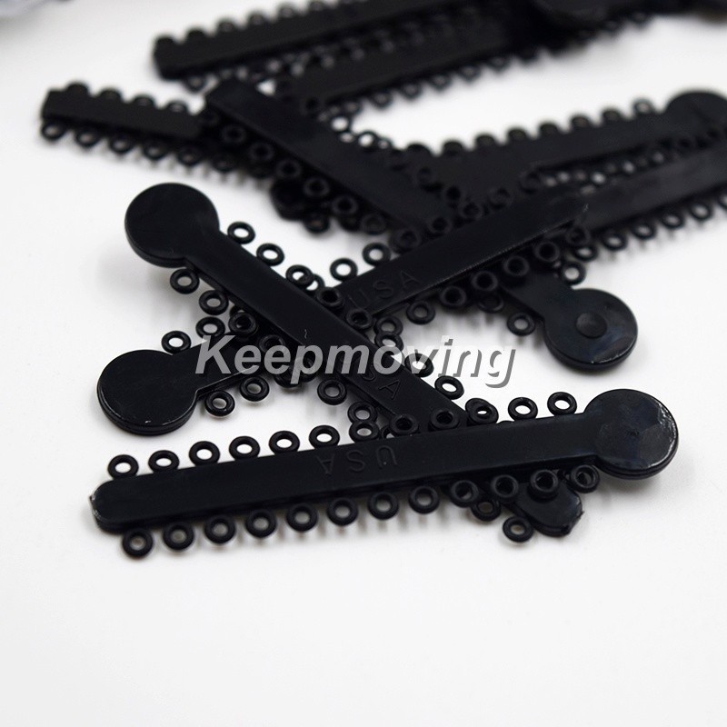 1040 Pcs/Pack Dental Orthodontic Ligature Ties Elastic Rubber Bands 44 Colors