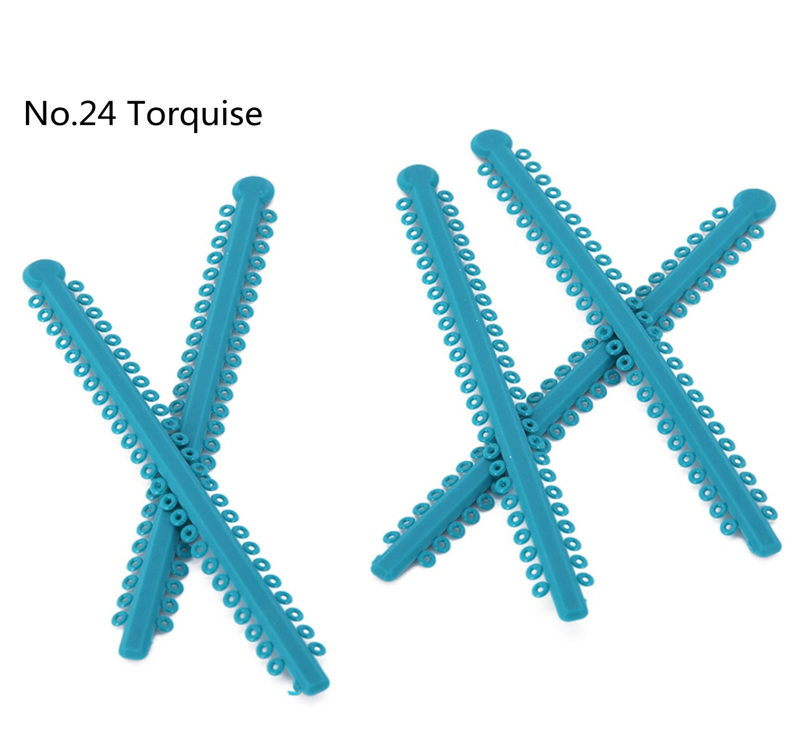 Dental Ortho Elastomeric Ligature Ties Elastic Rubber Bands Braces Light Force