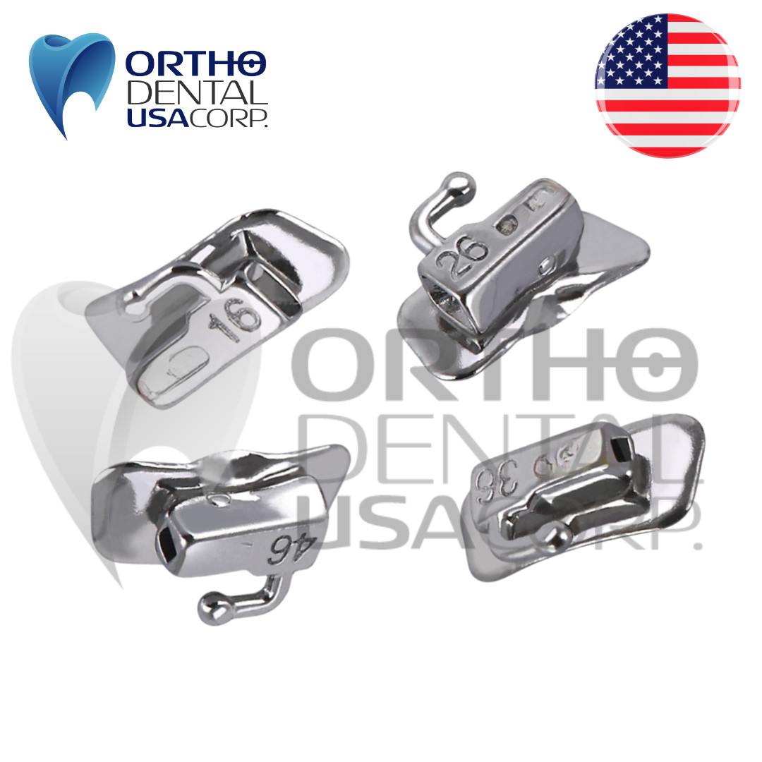 50 Sets 200 Dental Orthodontic Buccal Tube 1st 2nd Molar Roth/MBT 022′ OFFER!!