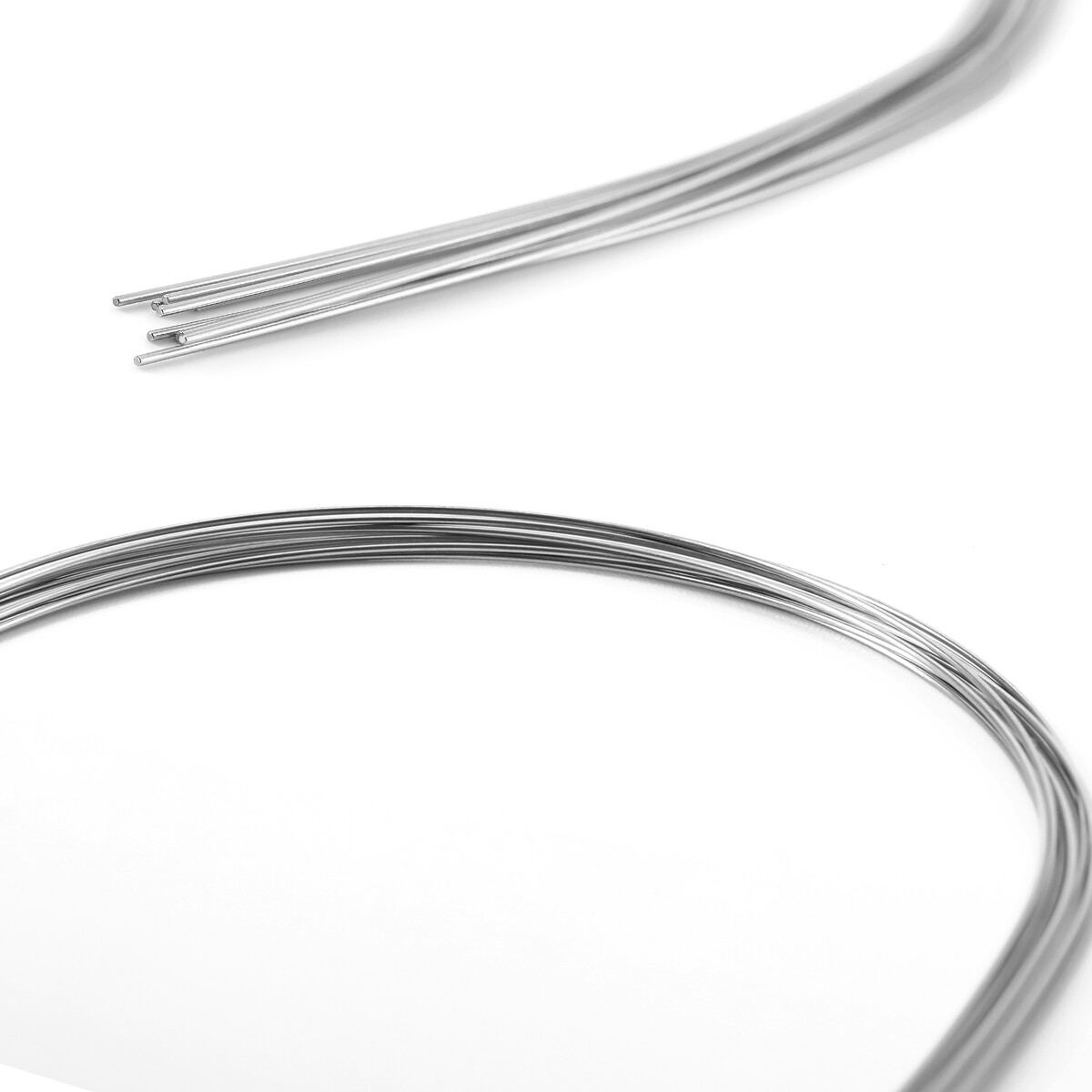 10pcs AZDENT Dental Orthodontic Super Elastic Niti Round Arch Wire Natural Form