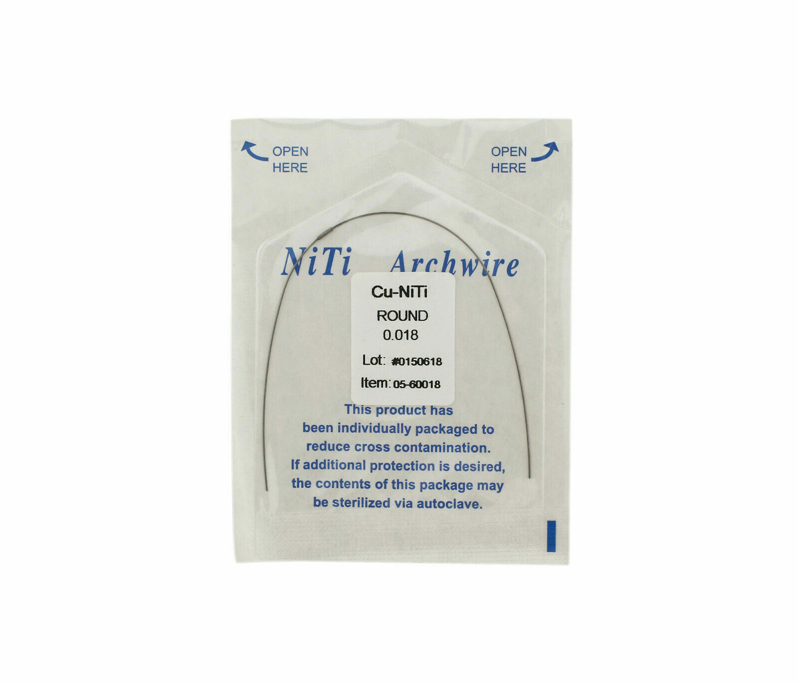 Dental Orthodontic Copper Cu-Niti Wire Arch Wires Rectangular Round Damon Brace