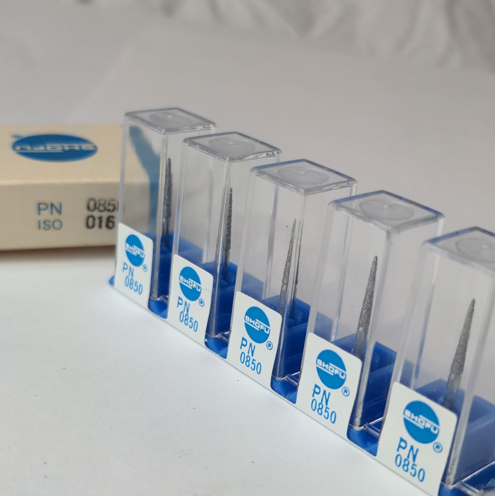 Shofu Robot Points Diamond Point HP Long Straight Shank PN 0850 ISO 016 (5 Pcs)