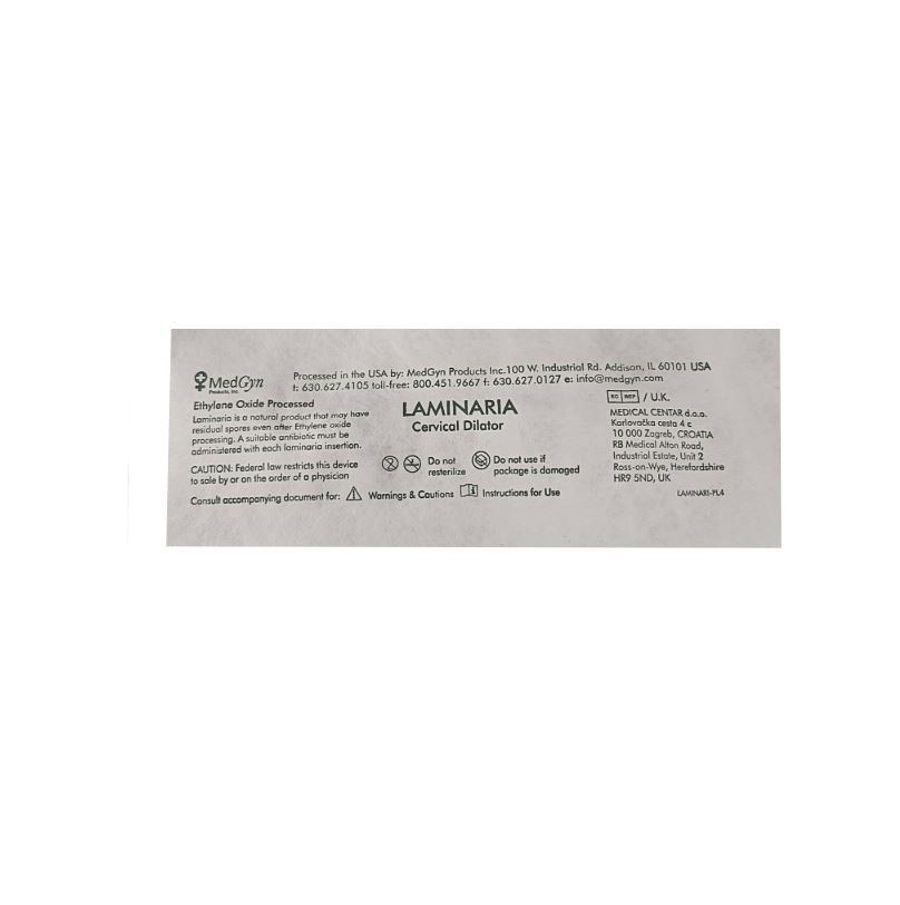 *25-Pieces* MedGyn Laminaria #5 Natural Dilator 5mm Small 021005