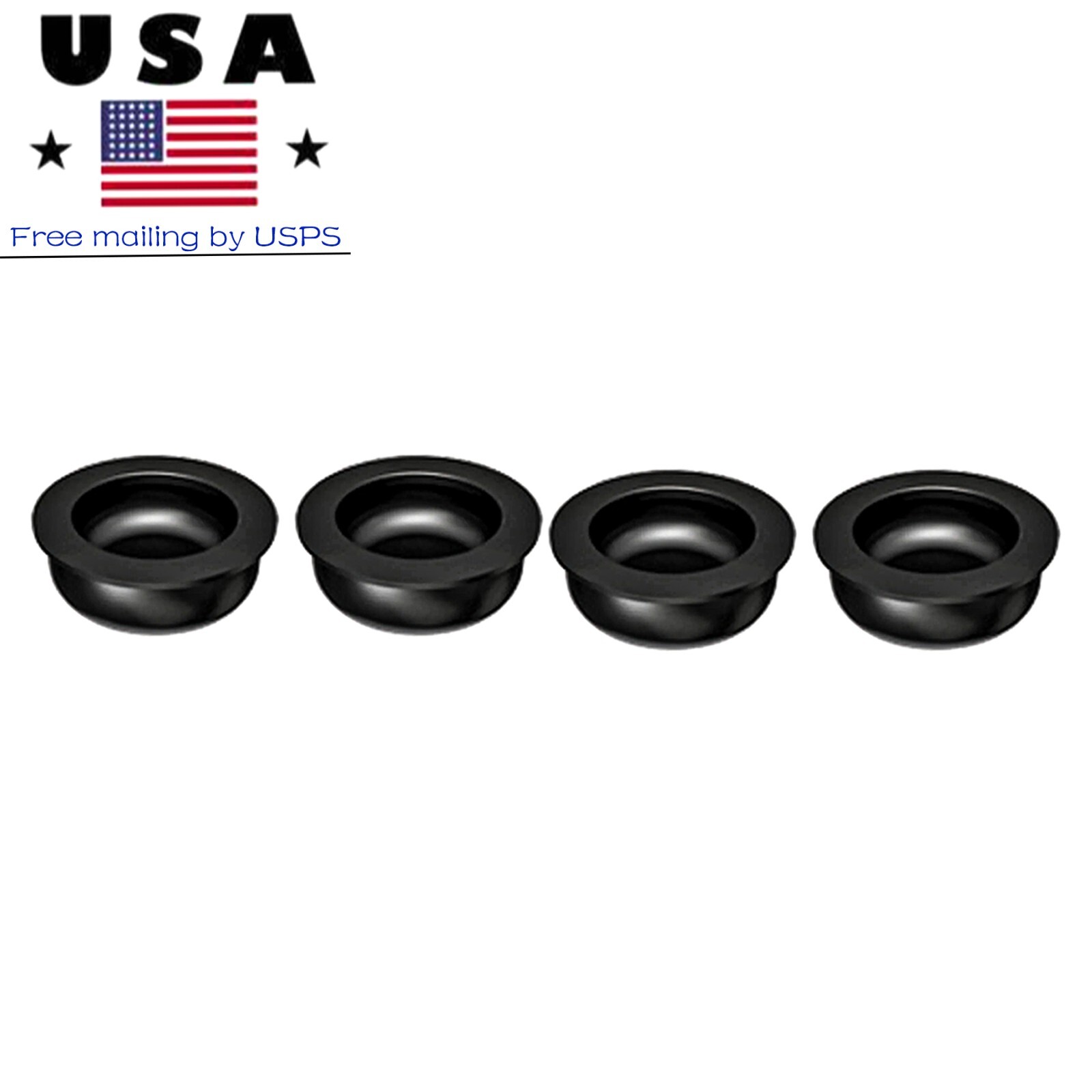 US Dental Locator Processing Retention Cap Replacement Insert Male Cap Black Set