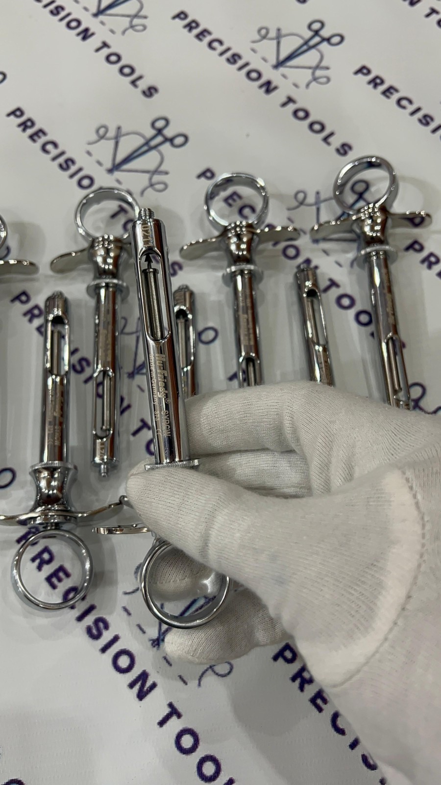 Hu-Friedy CW Style Dental Anesthetic Aspirating 1.8ml Syringe SYRCW Lot-of 12 PC