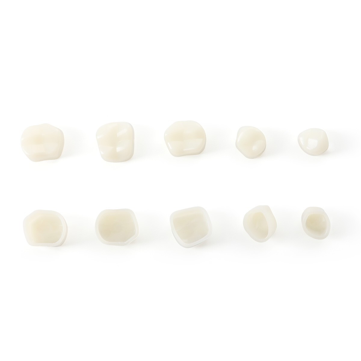 Dental Resin Anterior/Posterior Temporary Porcelain Tooth Crown Veneers Repair