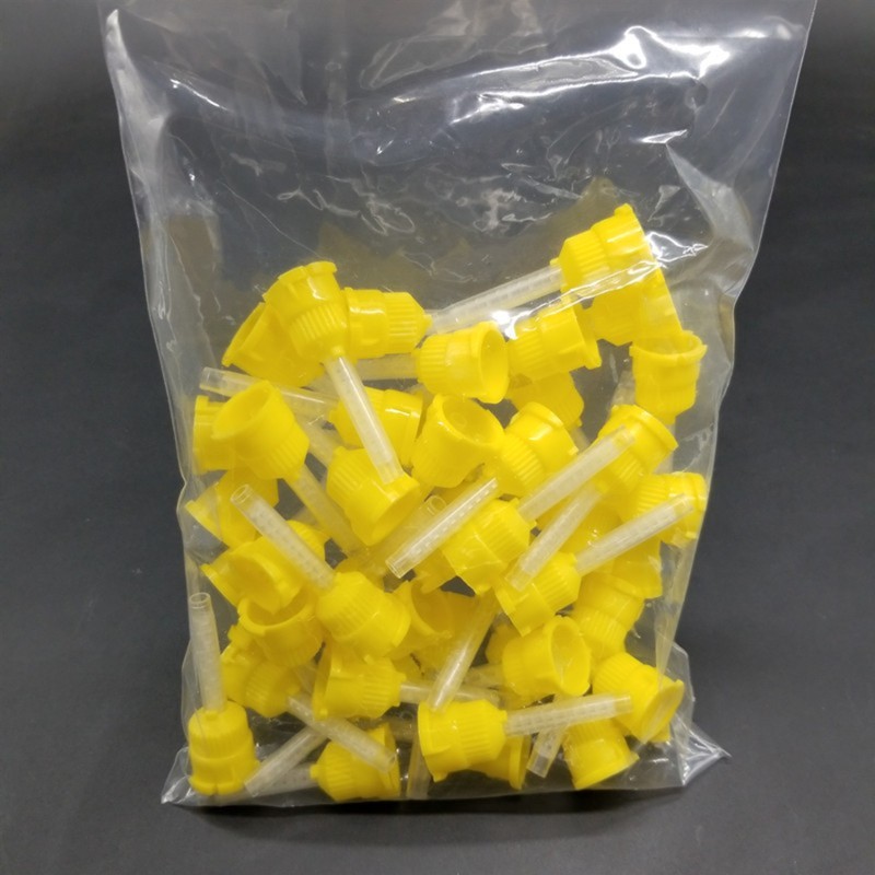 100Pcs Dental Impression Mixing Tips 1:1 Intraoral Tip for Light Body USA