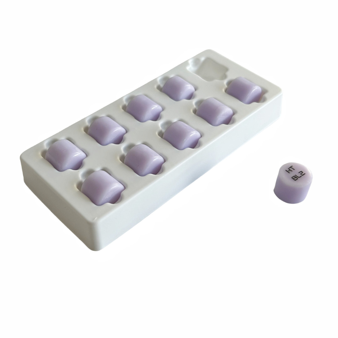 High Transparency Dental Glass Ceramic Liithium Disslicate Blocks C14 CAD