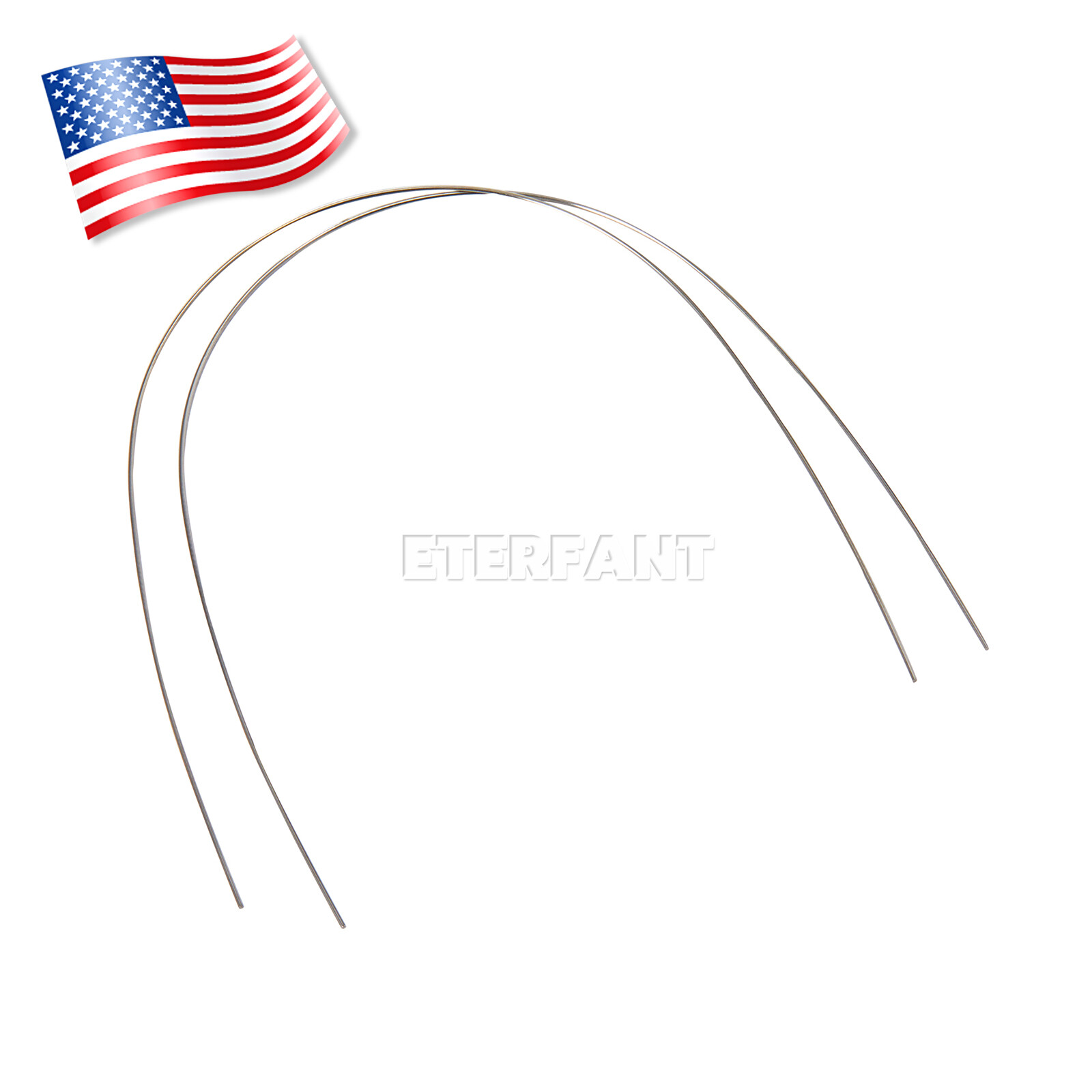 ETERFANT Dental Ortho Arch Wires Super Elastic NiTi/Stainless Steel Round US