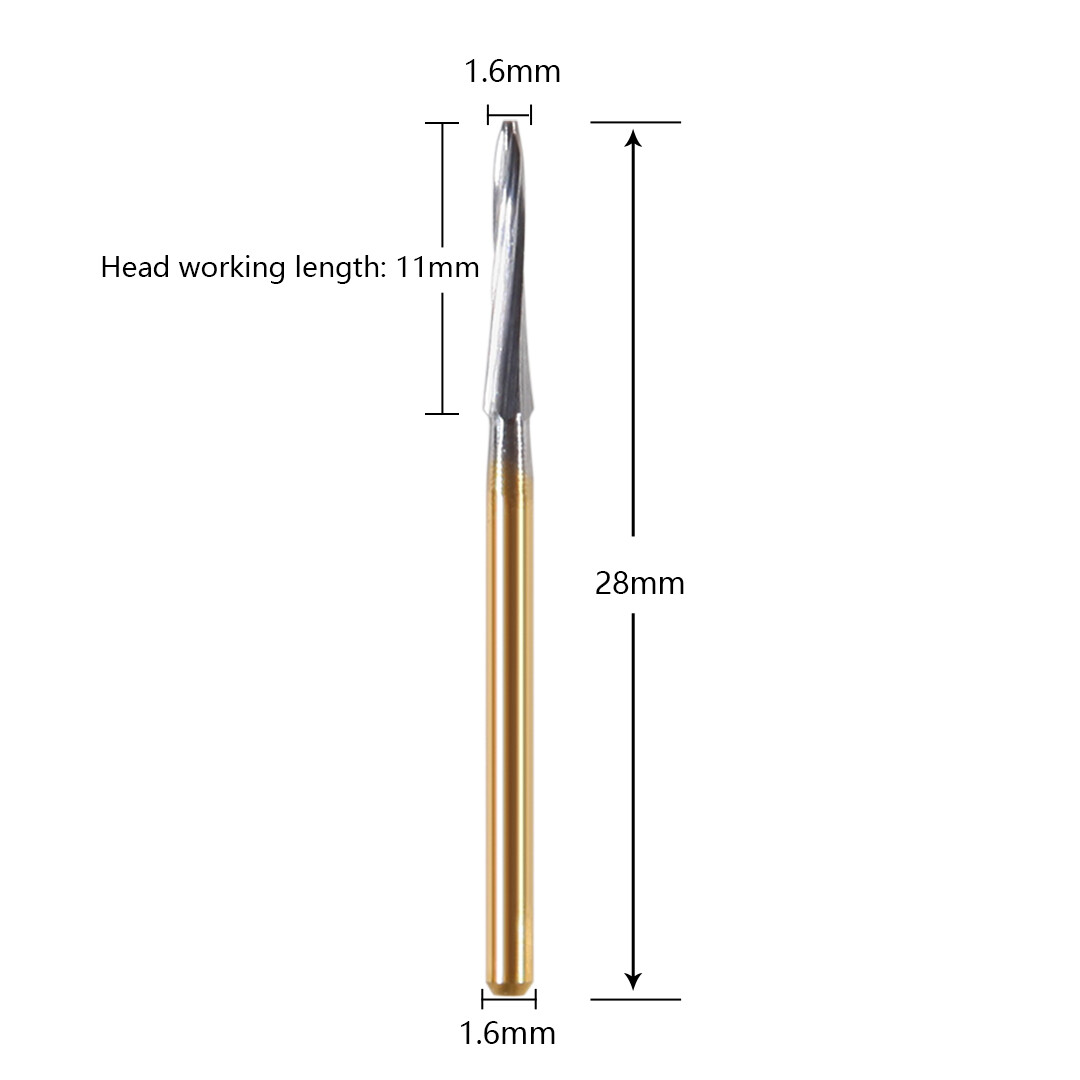 Dental Surgical Zekrya Tungsten Carbide Bone Cutters Finishing Burs FG Burr 28mm