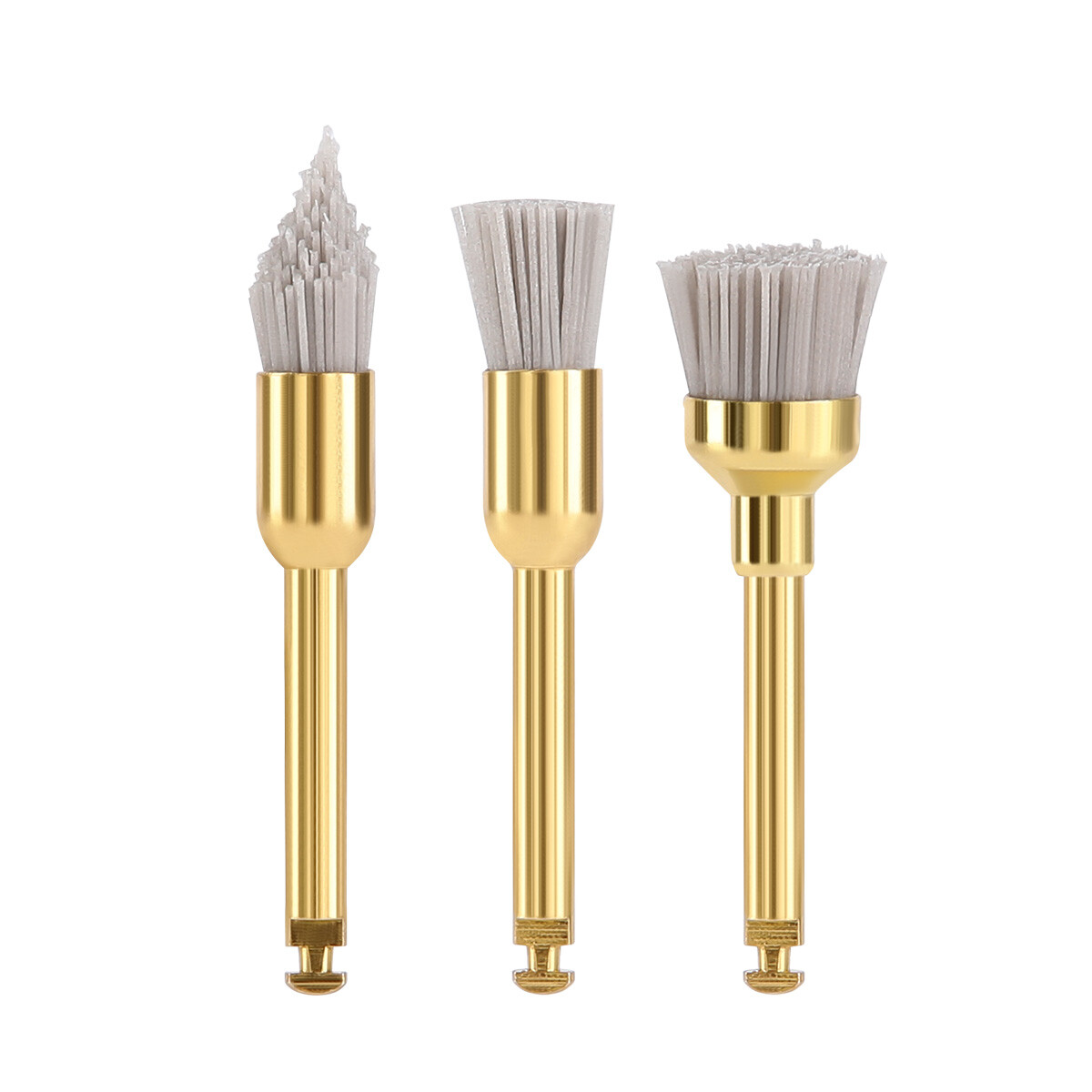 Dental Polishing Brush Silicon /Alumina CA Flat Sharp Bowl For Low Contra Angle