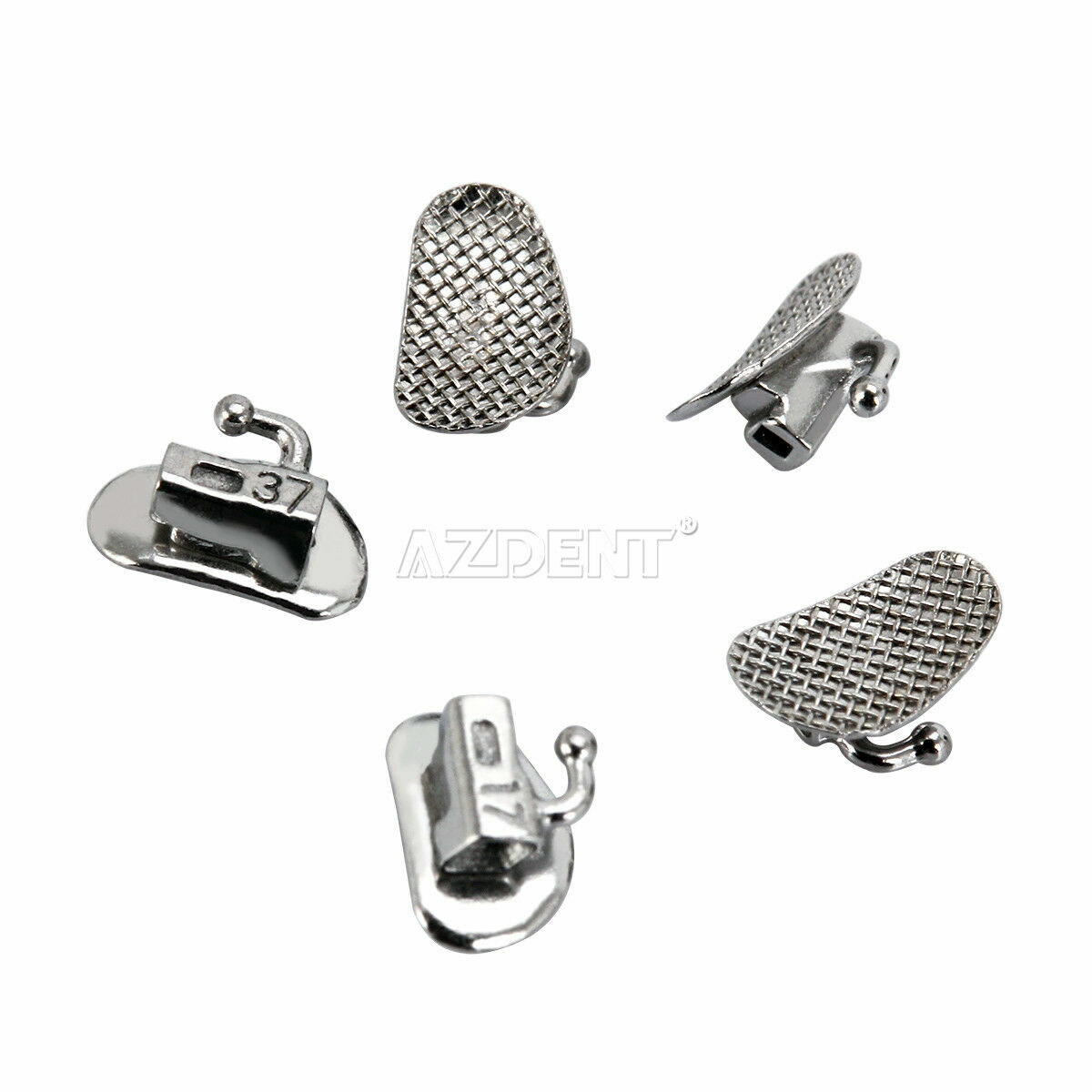 AZDENT Dental Orthodontic Buccal Tubes 1st 2nd Molar Roth MBT 022 Bondable Tube