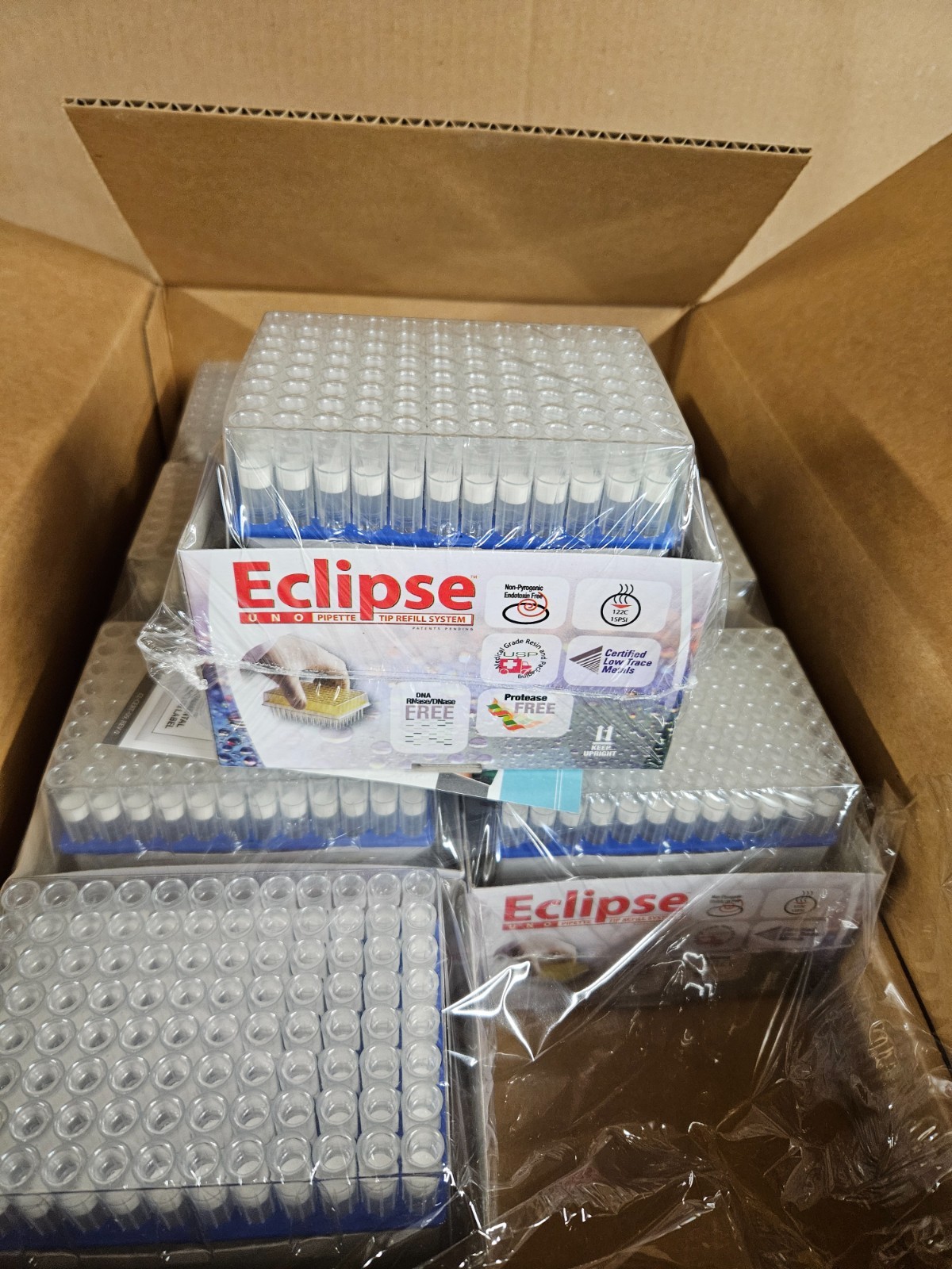 1200µL LTS filtered pipette tips 1.2mL 1200uL Racked Refills Full Case