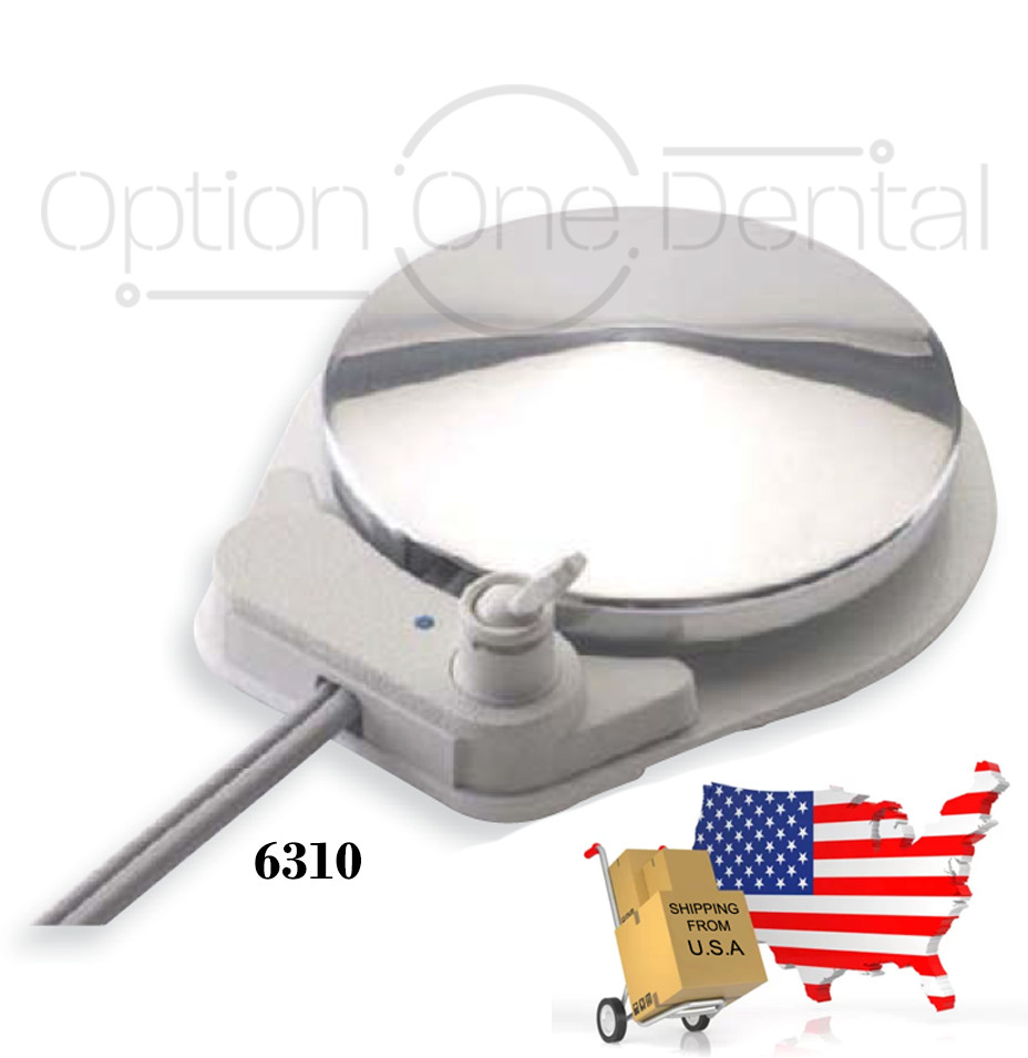 DCI Wet/Dry Disc Type Dental Foot Control – Multiple Tubing Colors.