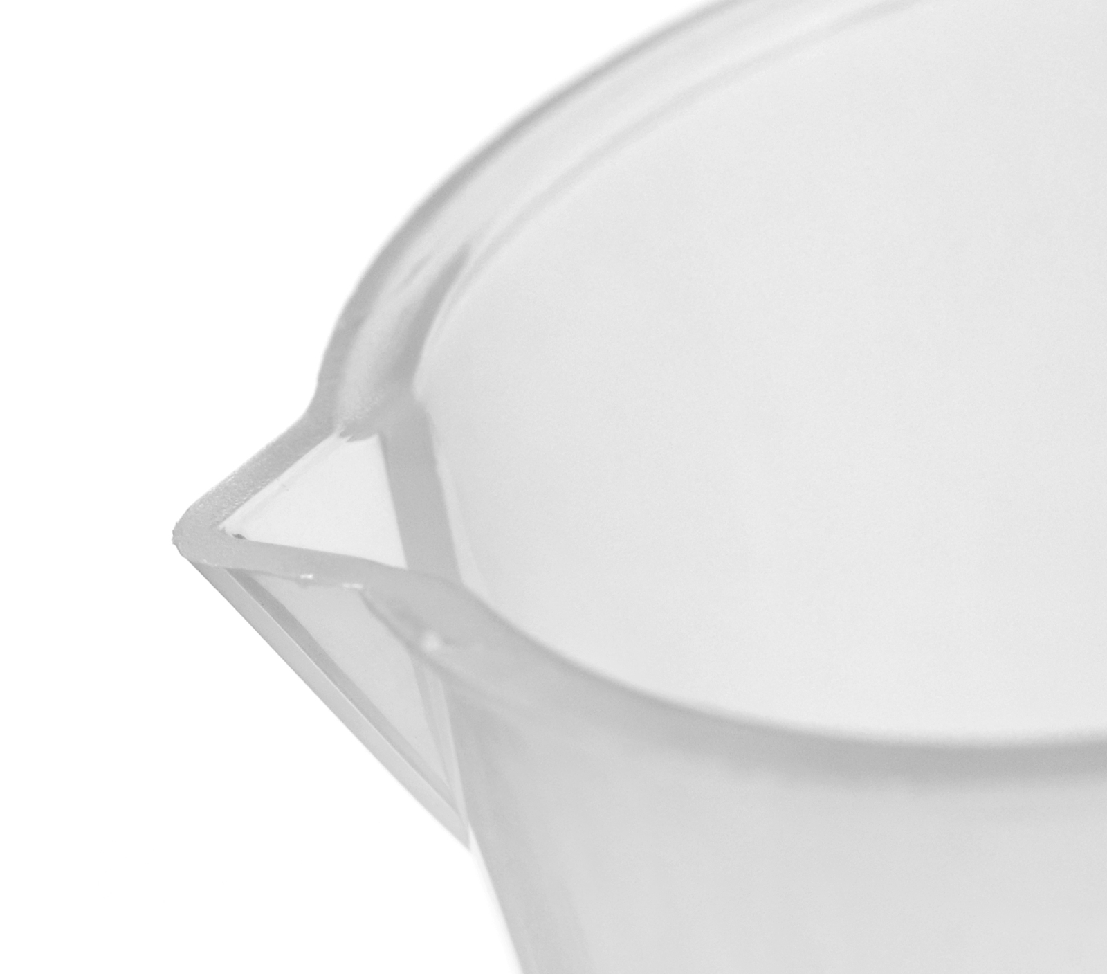 Premium 50mL Beaker – Polypropylene Plastic, 5mL Graduations – Eisco Labs