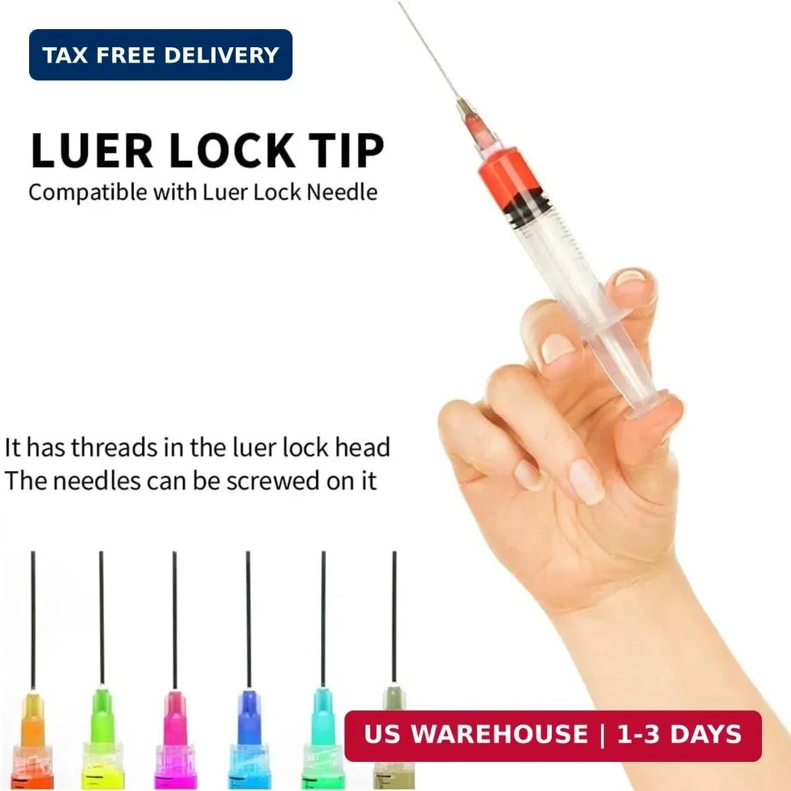 52 Pcs – 3ml 5ml 10ml 20ml Syringes with 14ga, 20ga,21ga, 23ga Blunt Tip Needles
