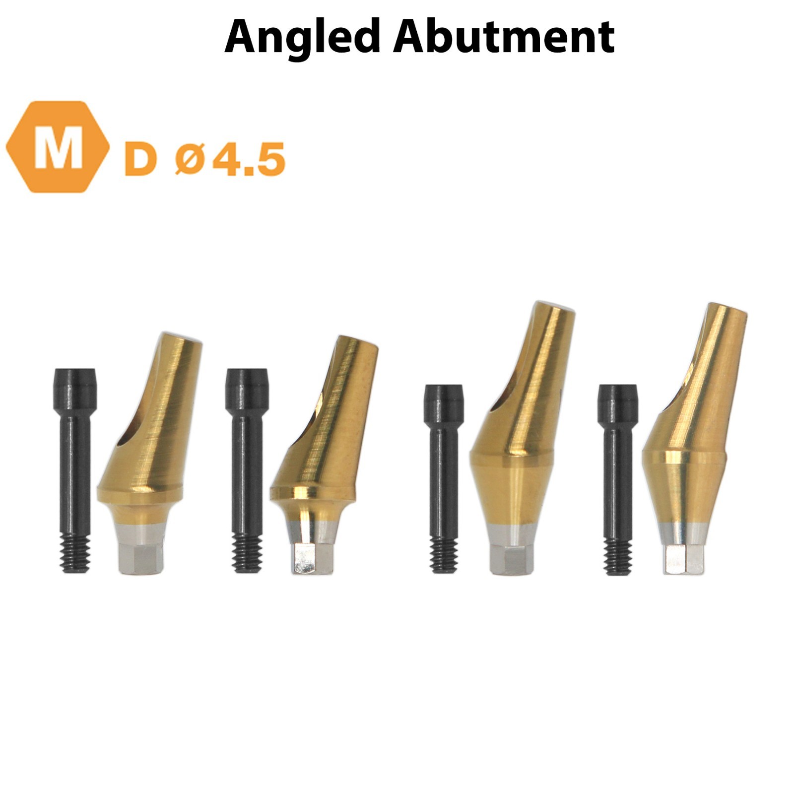 Dental 17° Angled Anatomic Abutment Mini /Regular Fit Hiossen Osstem TS Platform