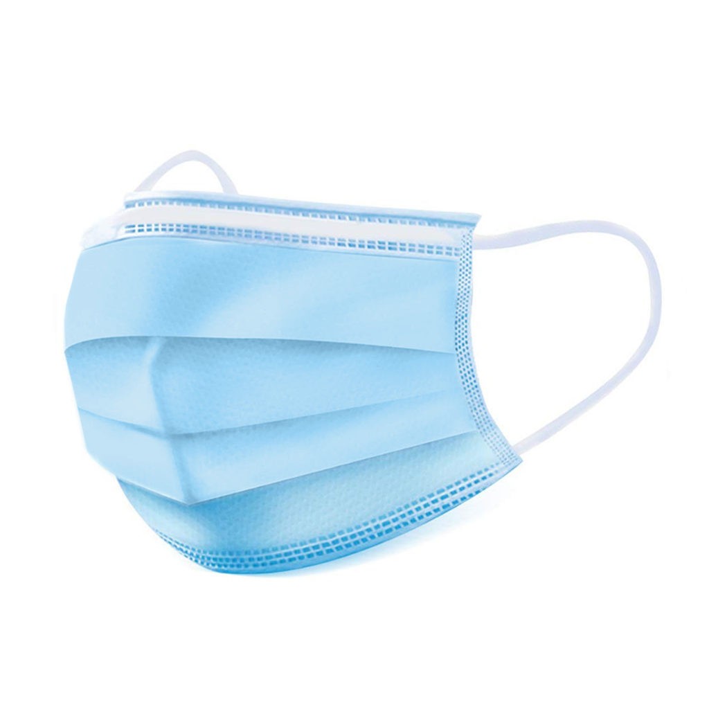 50 PCS Disposable Face Mask 3-Ply Non Medical Surgical Earloop Mouth Dust Cover