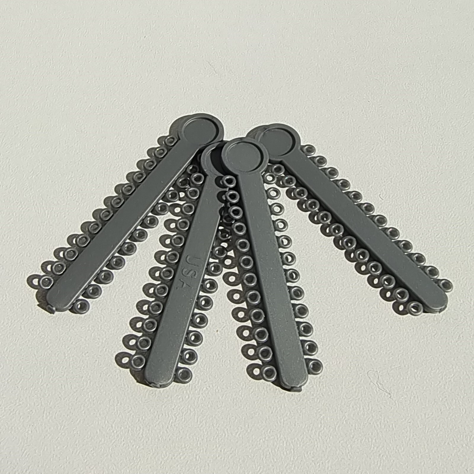 5Packs Dental Orthodontic Ligature Ties (Grey-Colored​）1008Pcs/Pack