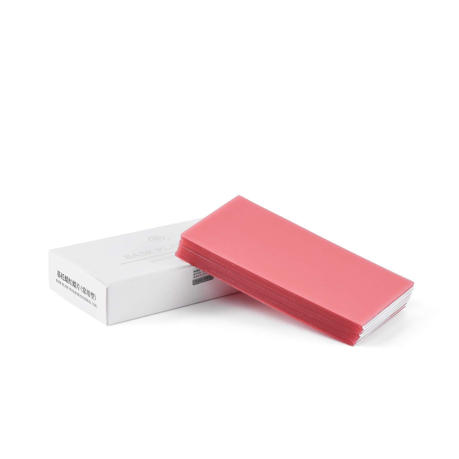 Lab Base Plate Red Utility Wax Sheets for Dental Use 1 Count (Pack of 20)