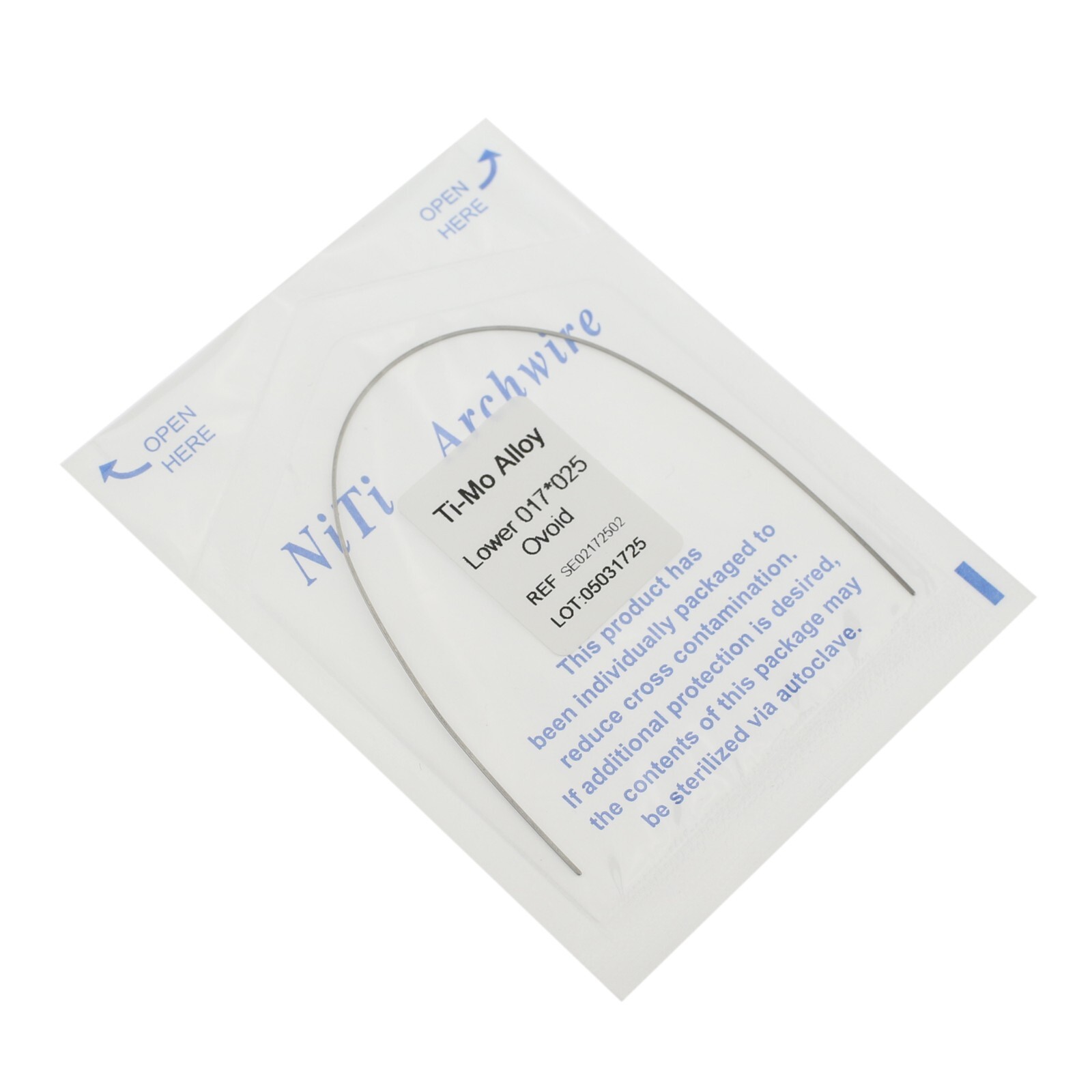 Dental Orthodontic Arch Wires Ovoid Ti-Mo Alloy TMA Titanium Molybdenum DAMON AO