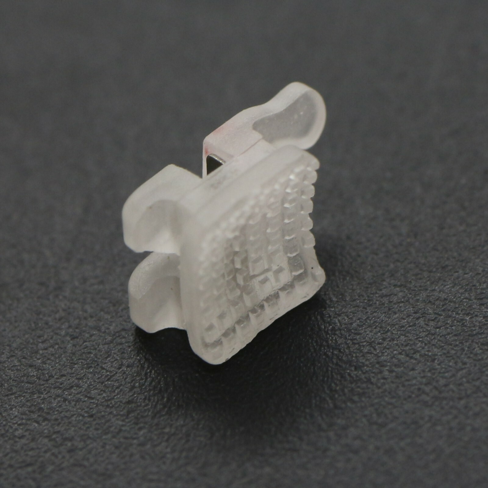 Orthodontic Ceramic Brackets w/Metal Slot 022 018 Roth MBT 3 Hook Braces Clarity