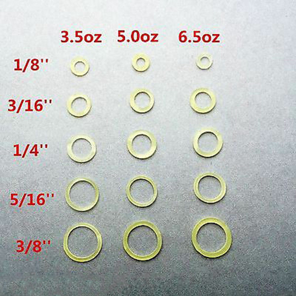 Dental Orthodontic Bands Elastics Rubber Sizes 1/4 fox 3.5/5/6.5 OZ Bomaoer