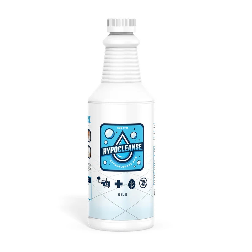 Hypocleanse 500PPM Hypochlorous Acid – For Medical, Lab and Dental – Made in USA