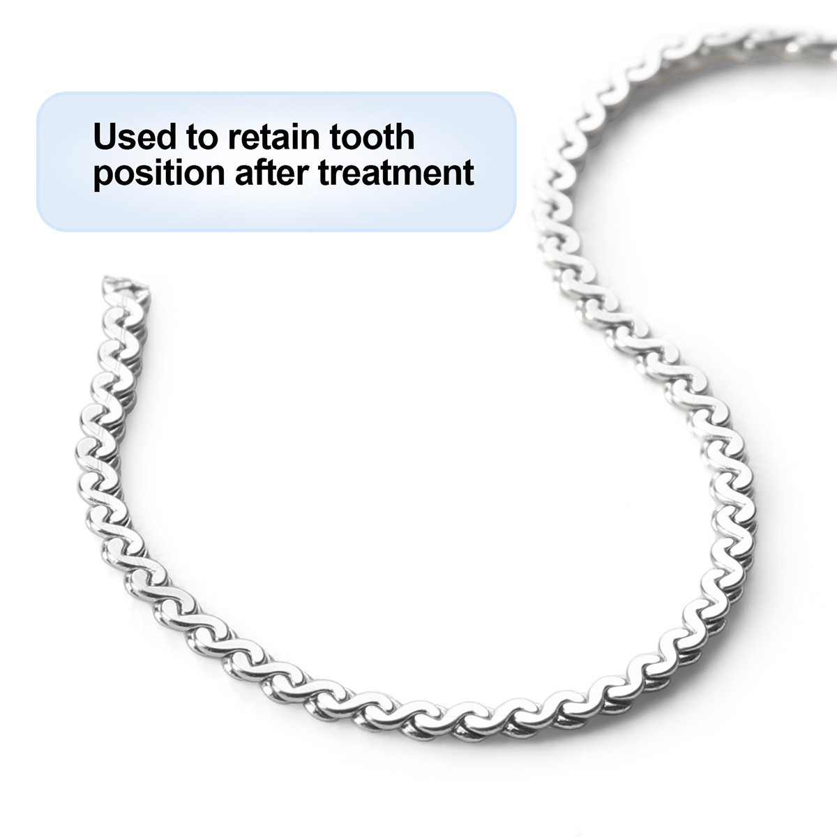Dental Orthodontic Metal Lingual Button Round Rectangular monoblock Bondable