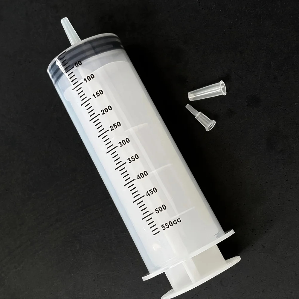 Plastic Syringe, Available in Capacities of 1000Ml, 550Ml, 350Ml, 200Ml, 100Ml,