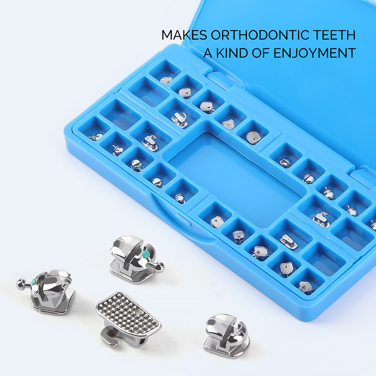 Dental Orthodontic Brackets Braces Spherical Self-Ligating Roth/MBT.022 Hooks345